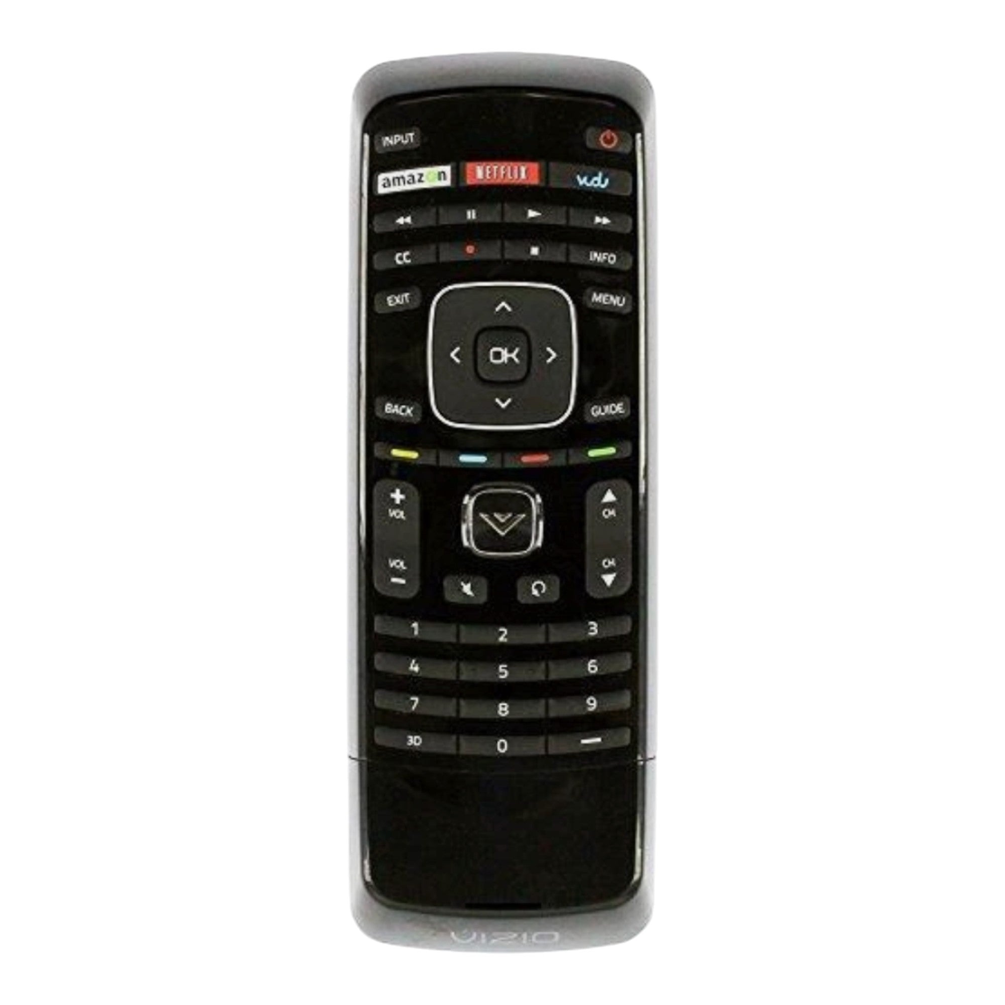 Vizio XRV1TV3D TV Remote Control with QWERTY keyboard