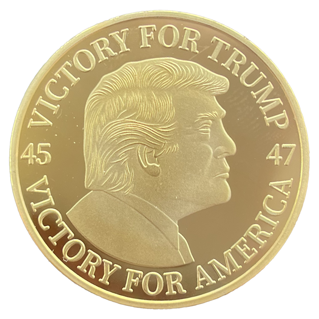 Trump 45/47 Goldmünze
