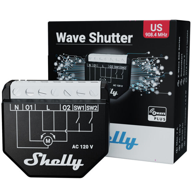 Shelly Wave Shutter UL-Certified