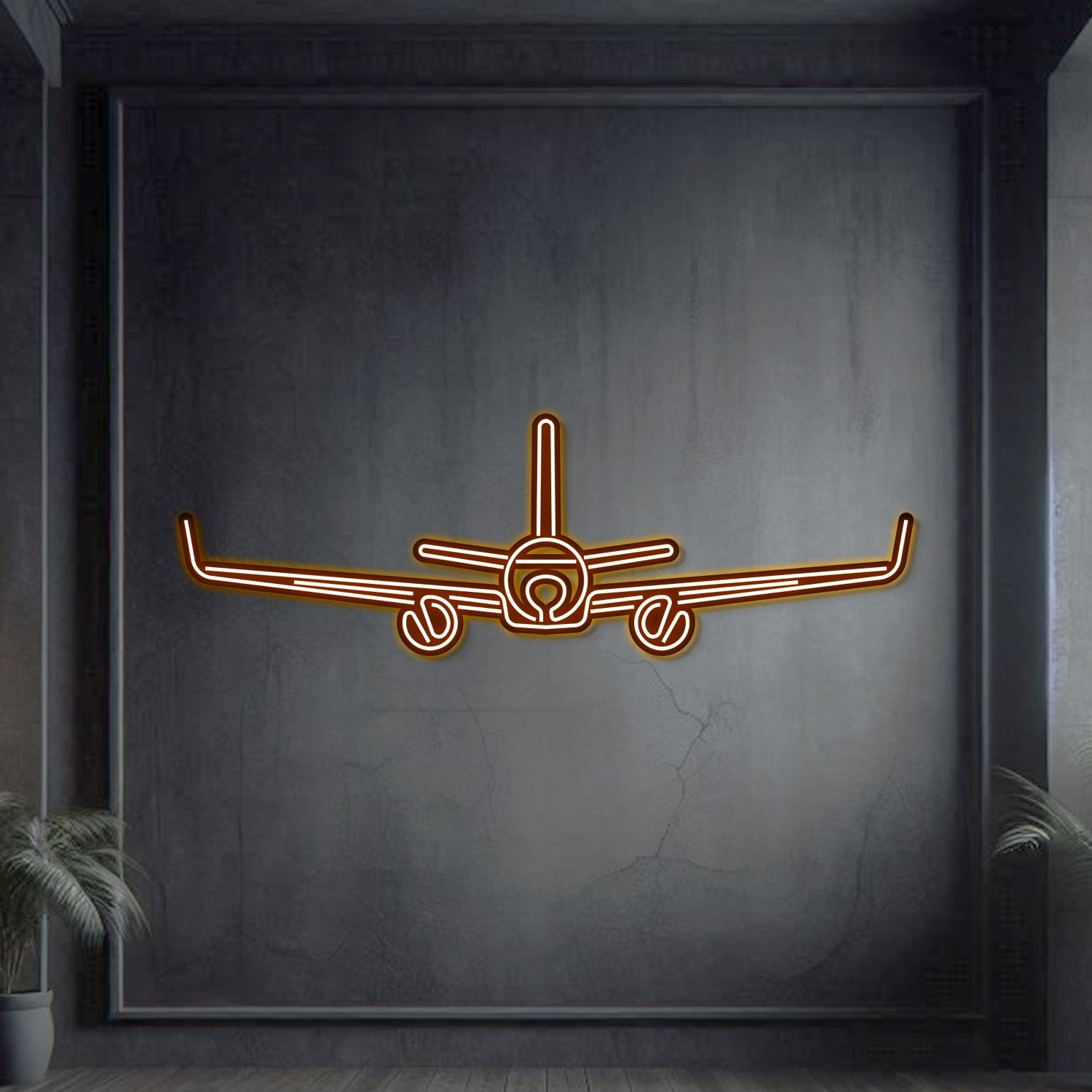 A320 Neo Flugzeugwandkunst aus Metall - NCN0008