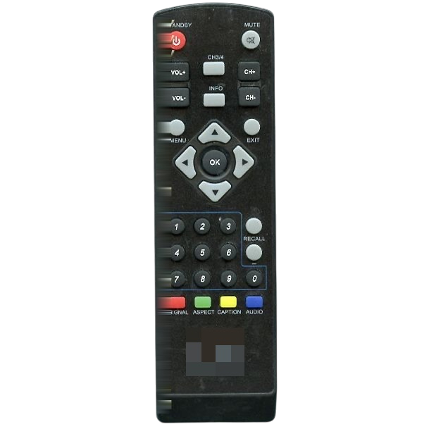 Access HD ACC001 Digital TV Tuner Converter Remote Control