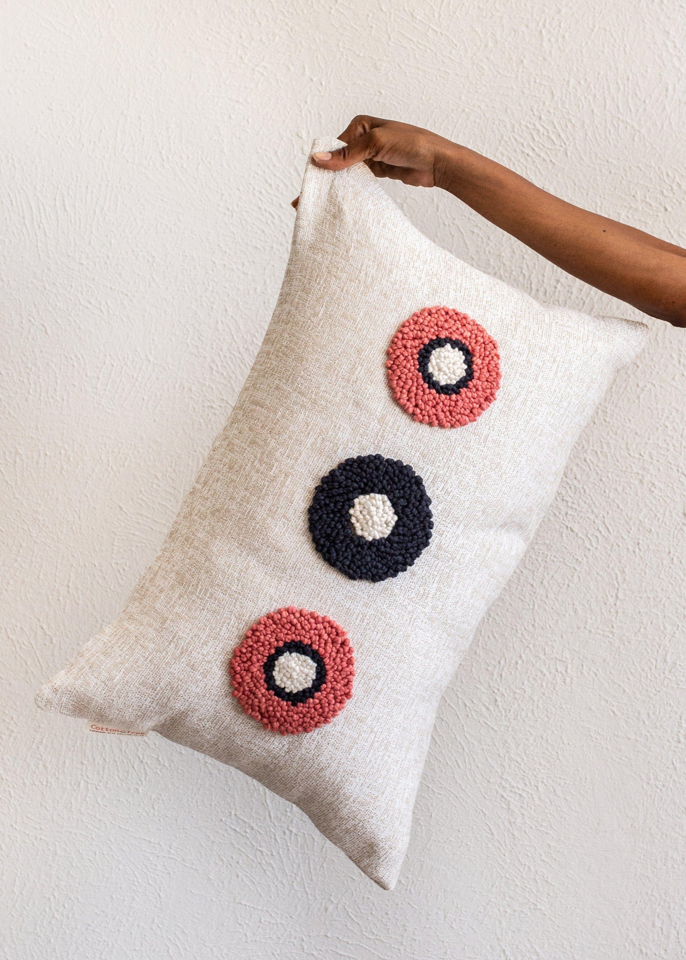 AfriScandi Circles Throw Pillow