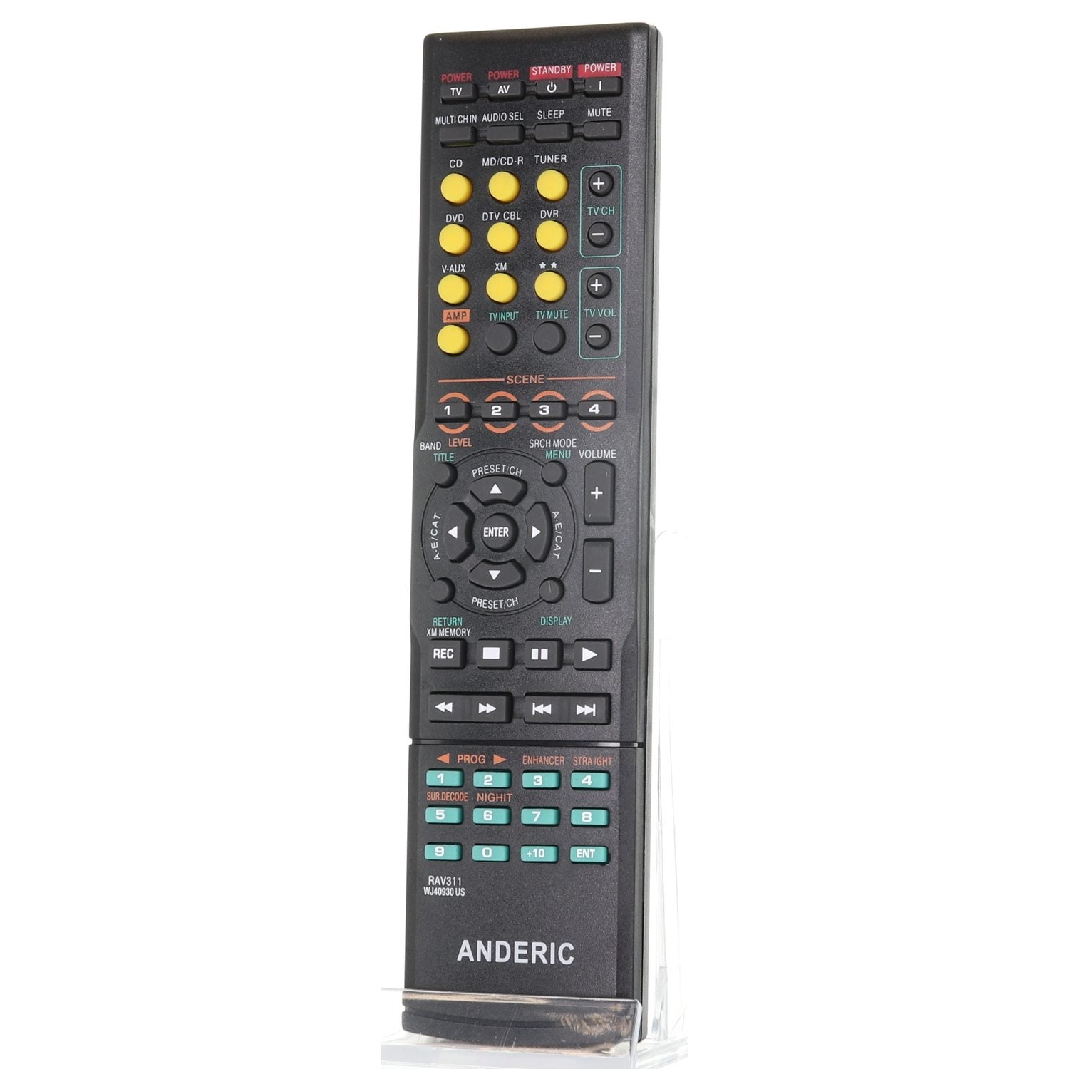 Anderic RRAV311 Replacement Receiver Remote Control for Yamaha RAV311 and others