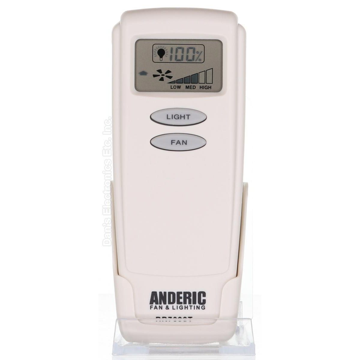 Anderic RR7099TKIT Universal Ceiling Fan Remote Control Add-on Kit for 3 Speed Ceiling Fans