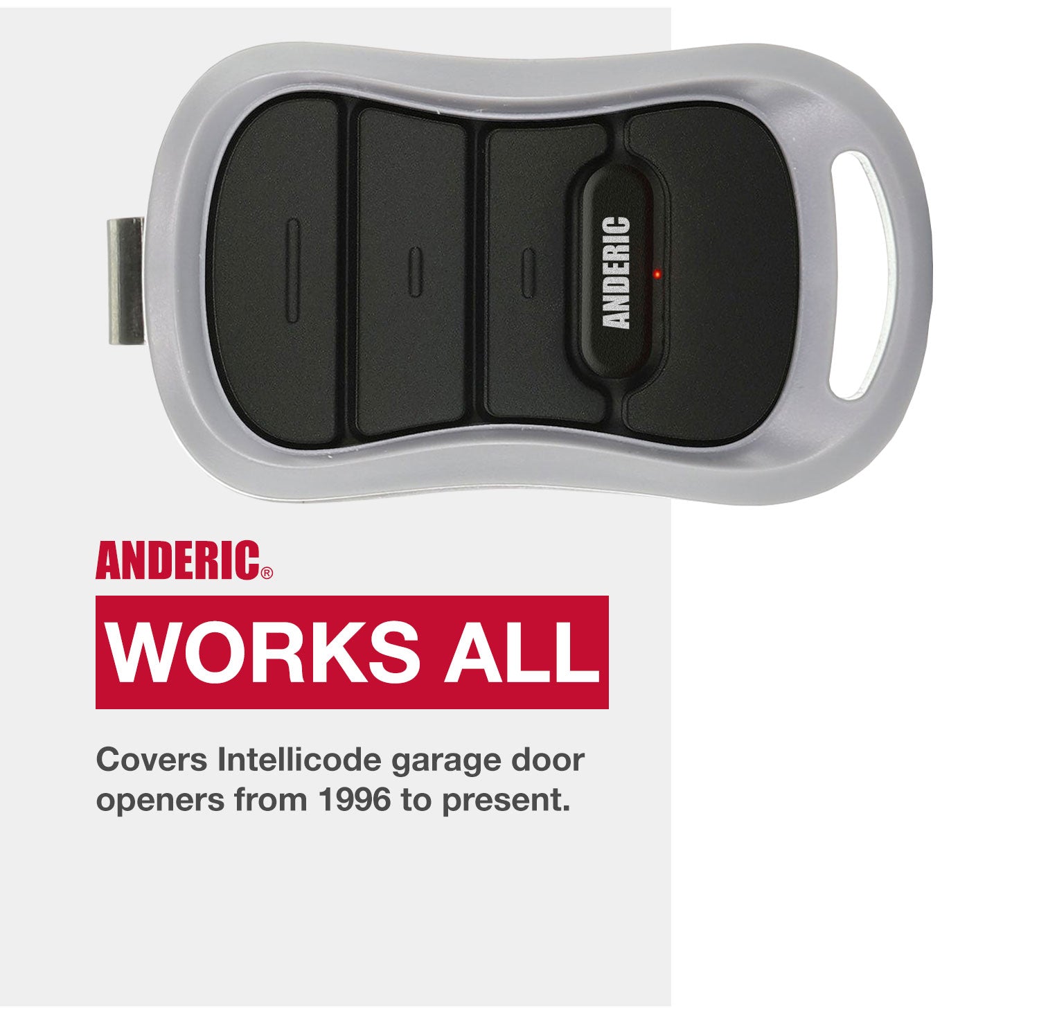 Anderic G3TBX Replacement Garage Door Opener Remote Control for Genie Intellicode G3T-BX G3T-R G3T-A