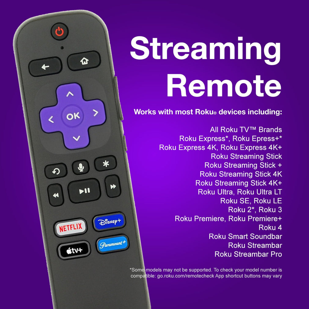 Hisense 75U800GR ROKU TV Fernbedienung | Sprache | RF | Kopfhörer - 75U800GR-REM