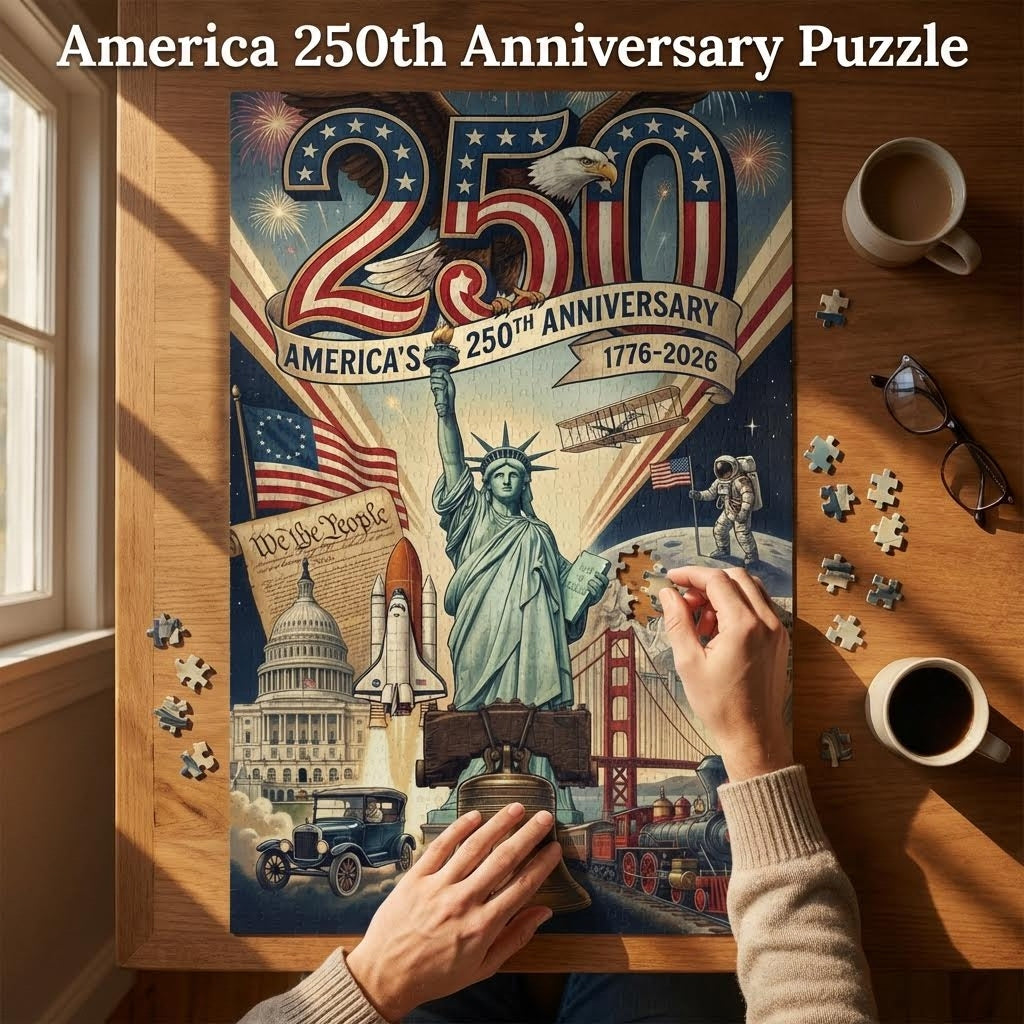Amerika 250. Jubiläums-Puzzle (252, 520, 1014 Teile)