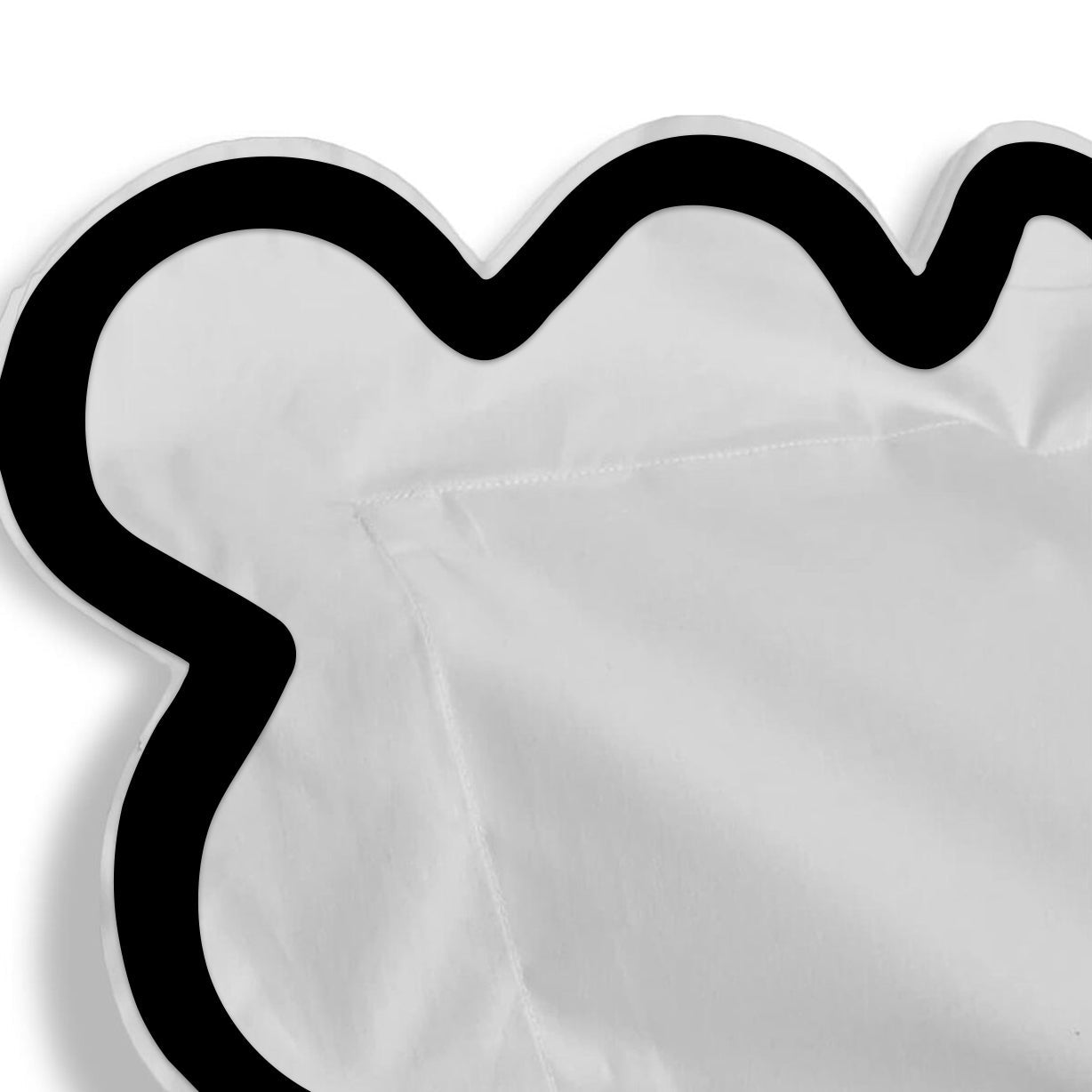 400TC Applique Scalloped Embroidery Cotton Duvet Cover Set