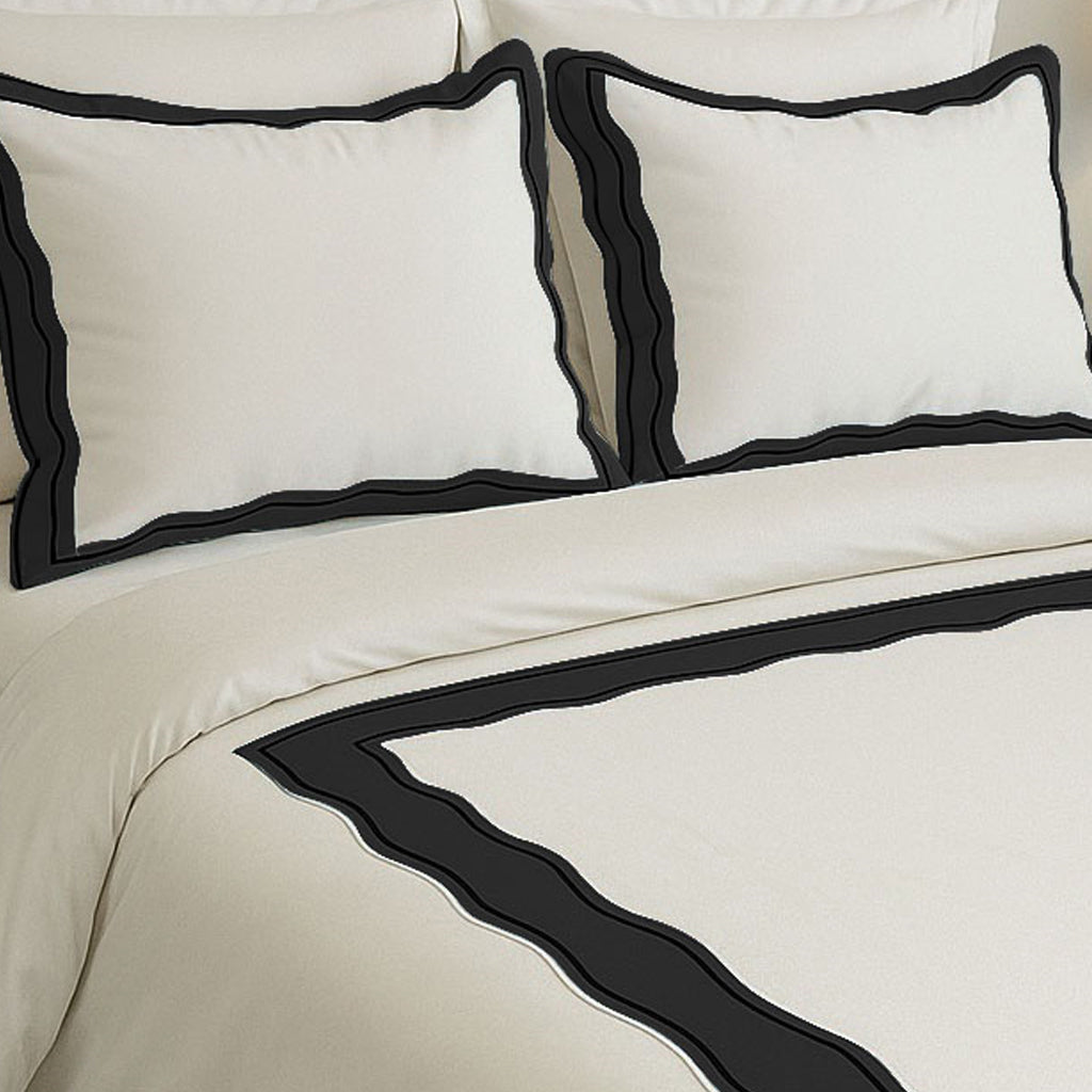 Sagrisa Applique Embroidery Cotton Duvet Cover Set