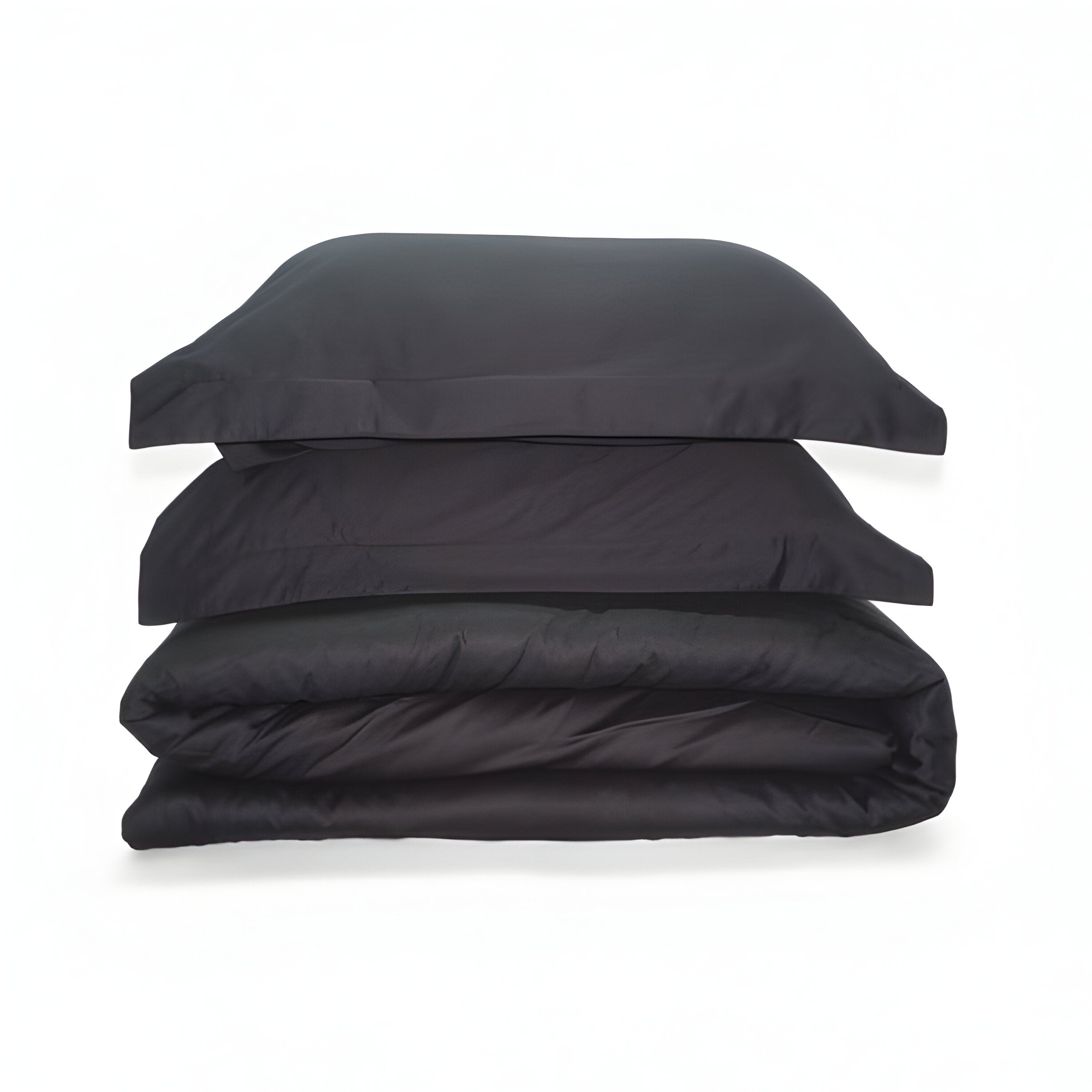 400TC Cotton Sateen Solid Duvet Cover Set