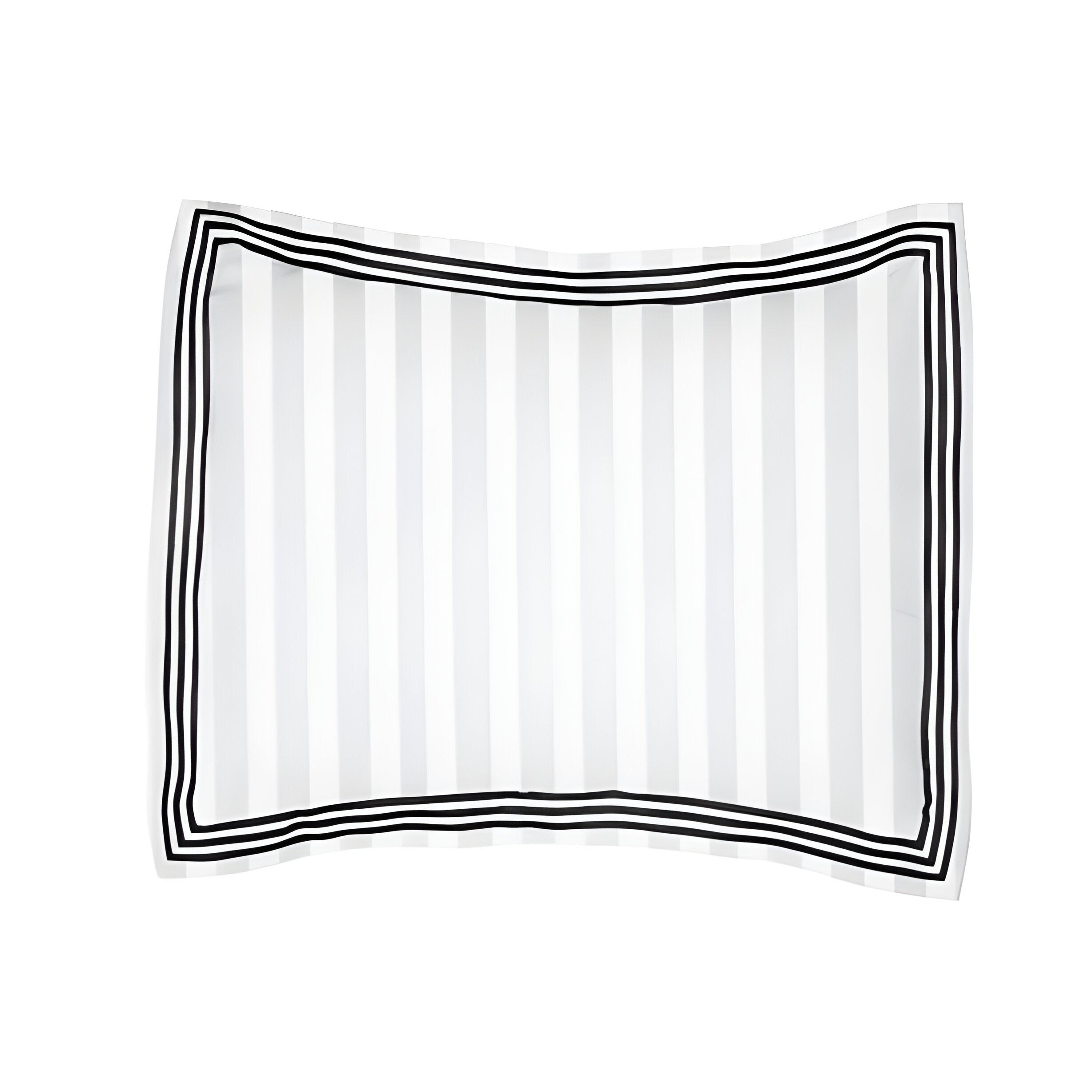 400TC Cotton Sateen Triple Edge Embroidery Stripe Duvet Cover Set