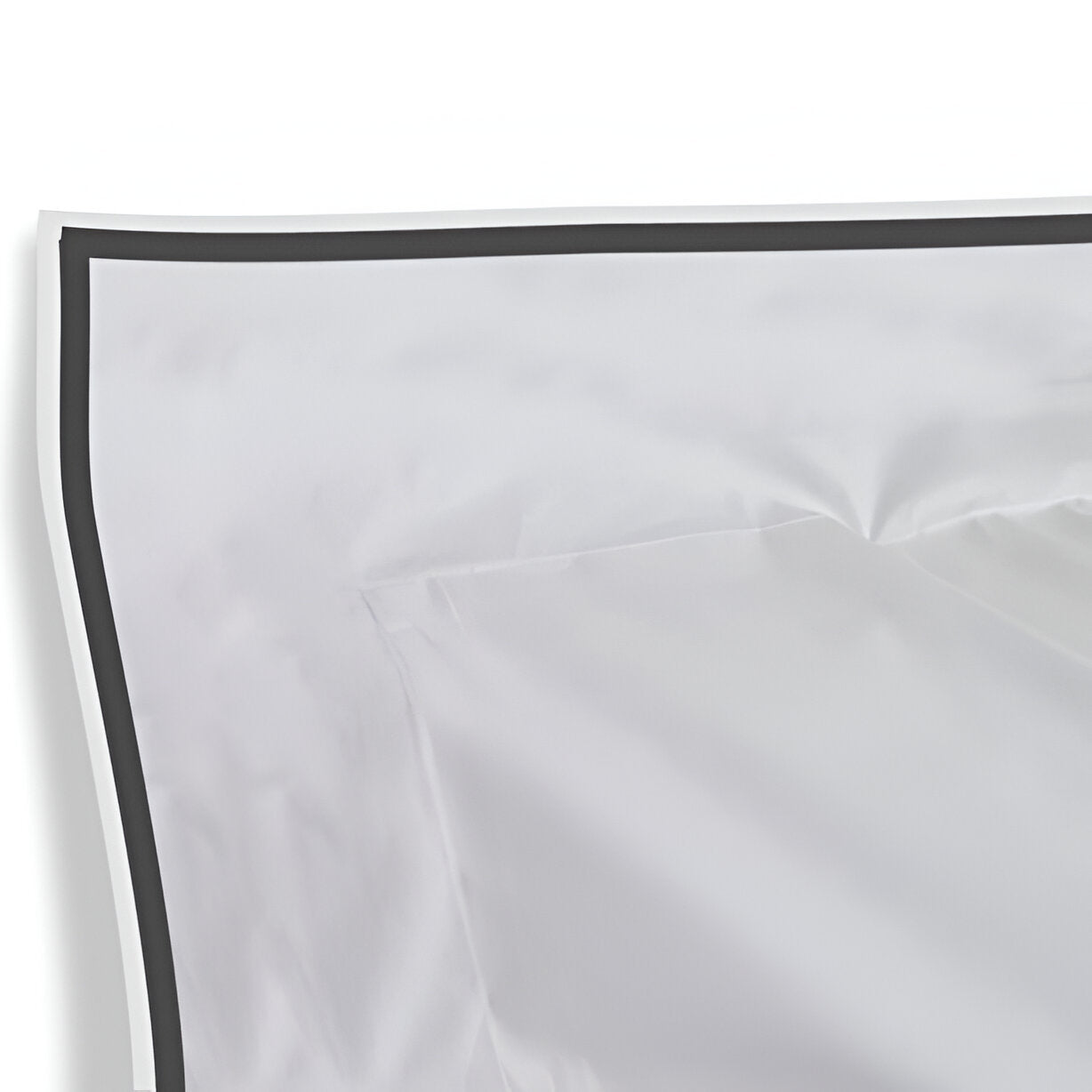 400TC Embroidery Cotton Sateen Solid Duvet Cover Set