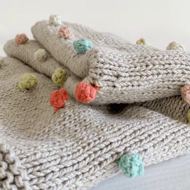 Noppen-Babydecke