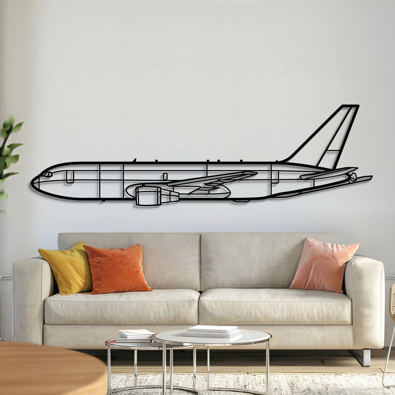 KC-46 Metallflugzeug Wandkunst - NCP0181