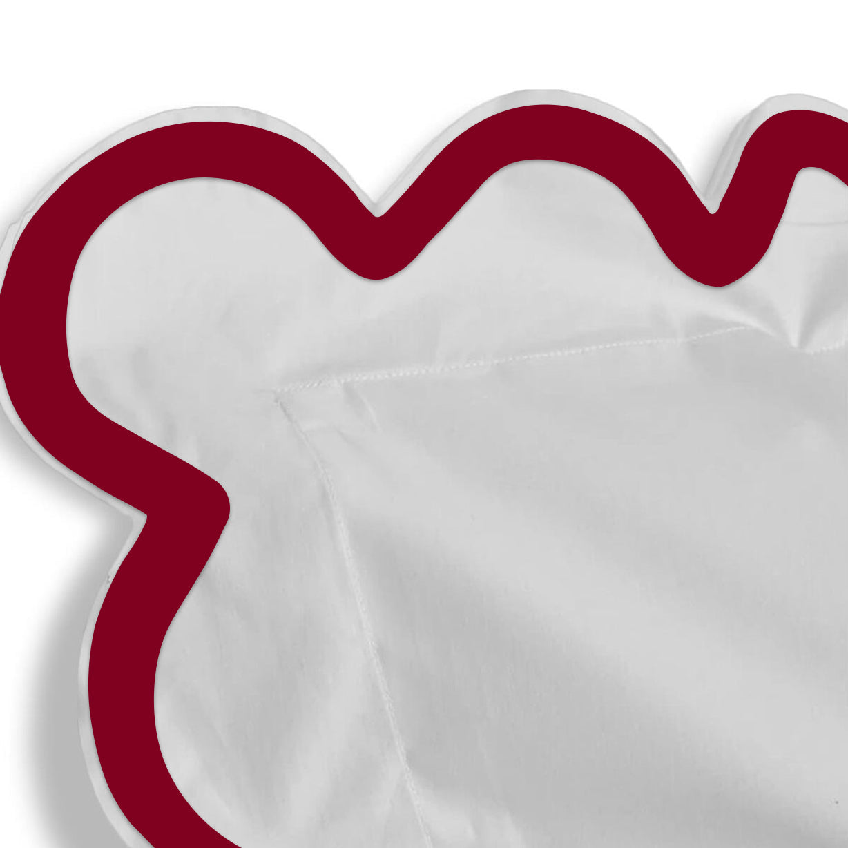 400TC Applique Scalloped Embroidery Cotton Duvet Cover Set