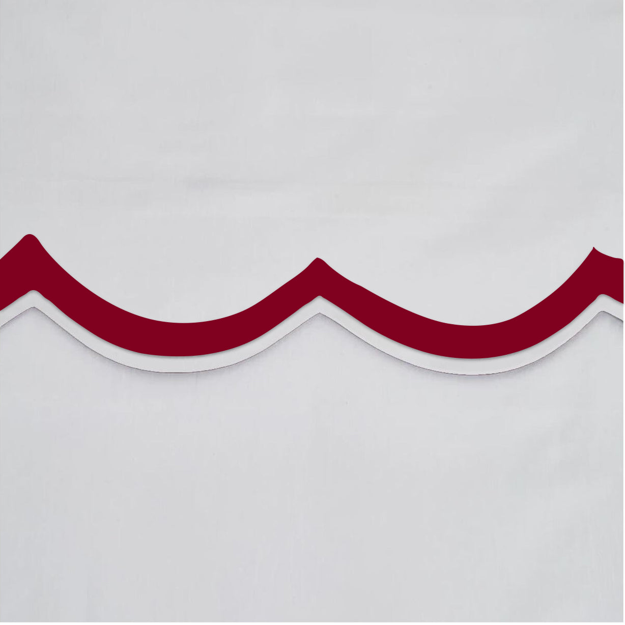 400TC Applique Scalloped Embroidery Cotton Duvet Cover Set