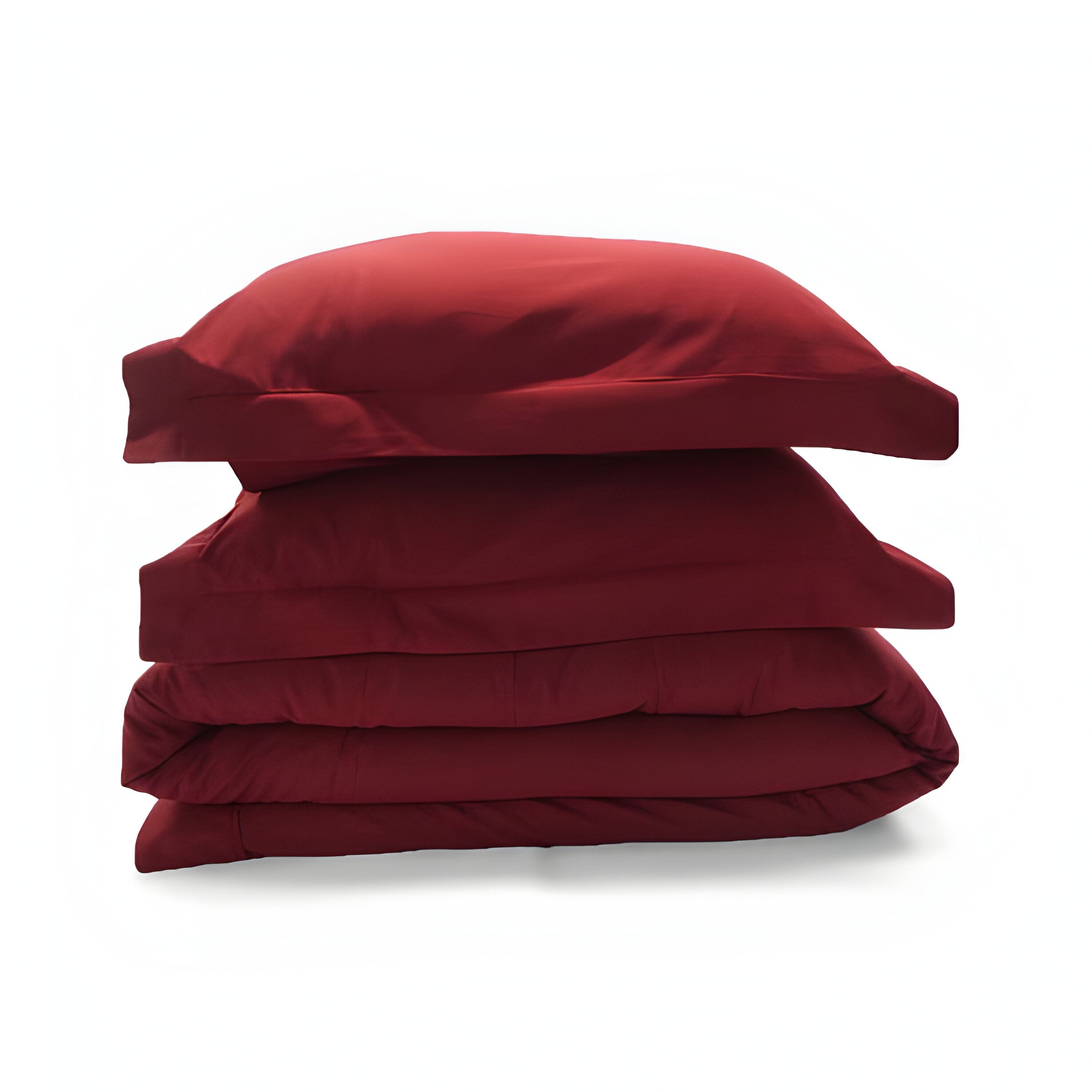 400TC Cotton Sateen Solid Duvet Cover Set