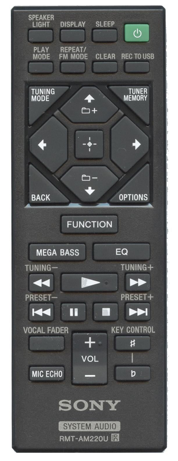 Dan's Originals RMT-AM220U Home Audio System Remote Control for Sony - 149317111 - RMTAM220U