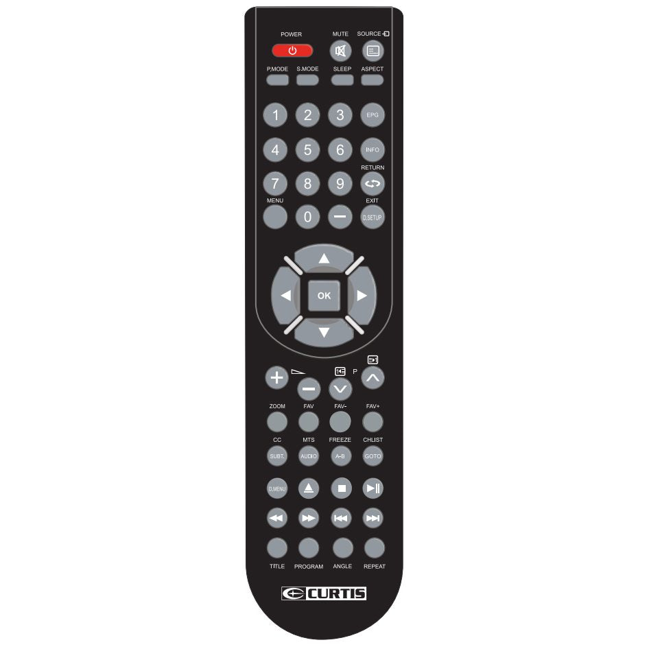 Curtis LEDV1975A3REM TV/DVD Fernbedienung
