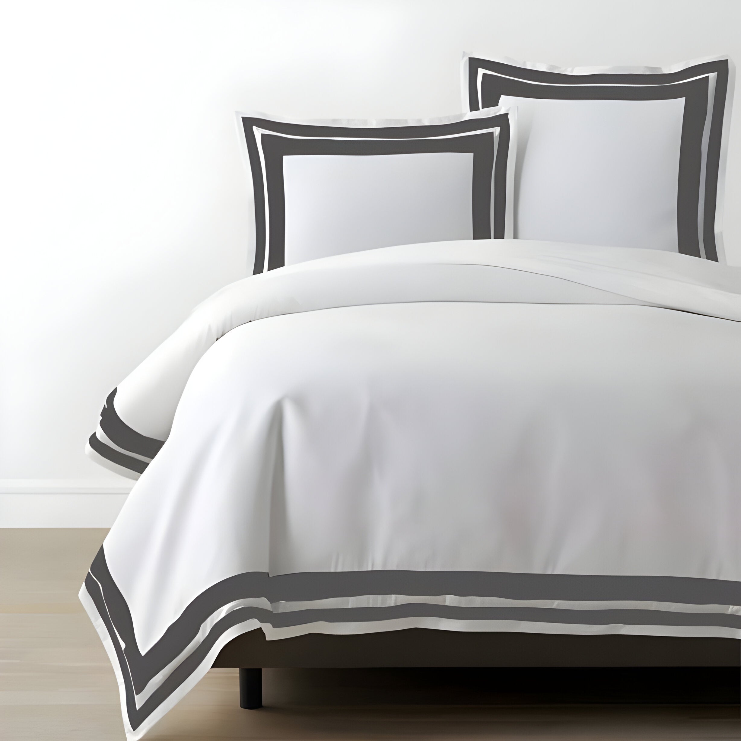 400TC Cotton Sateen Double Border Frame Duvet Cover Set
