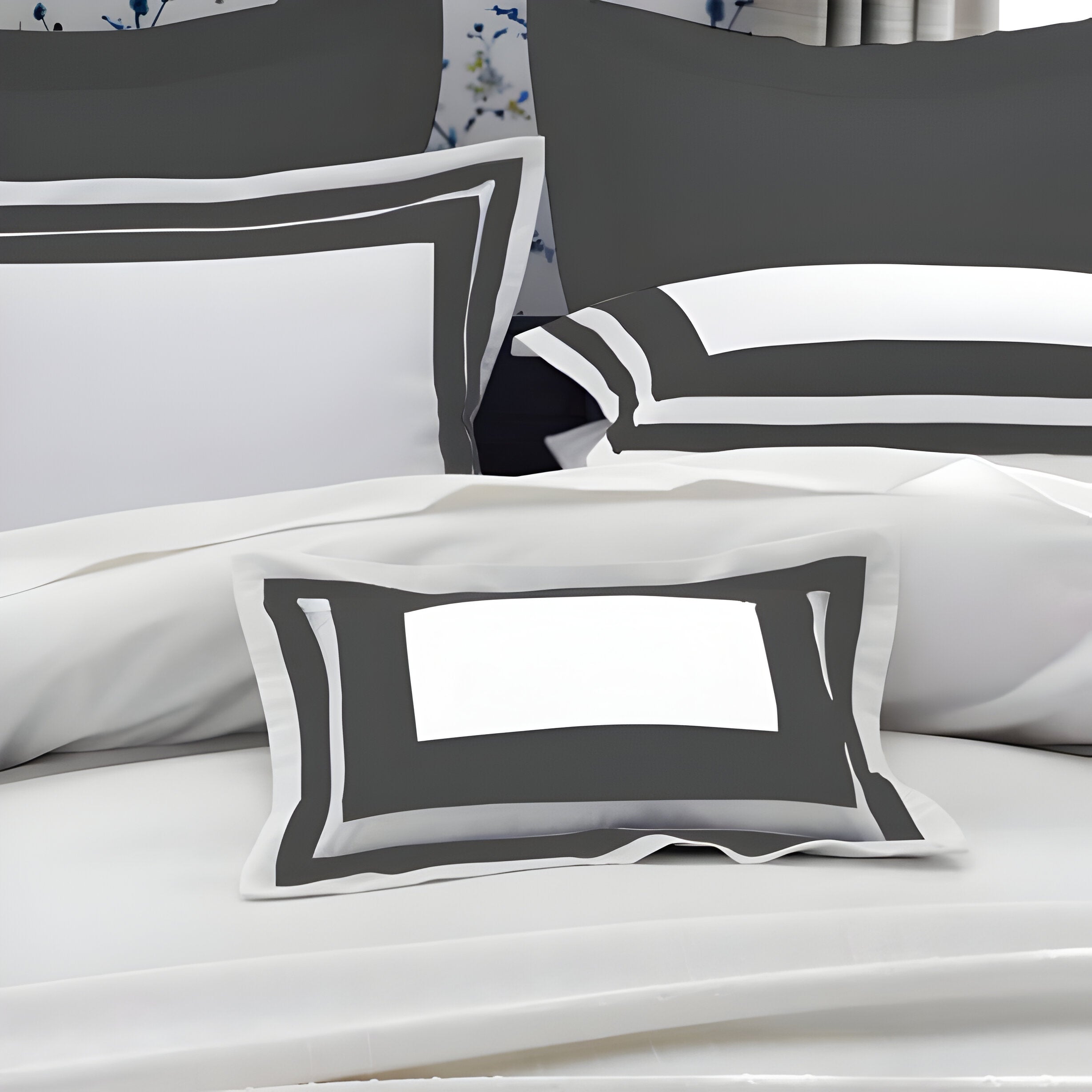 400TC Cotton Sateen Double Border Frame Duvet Cover Set