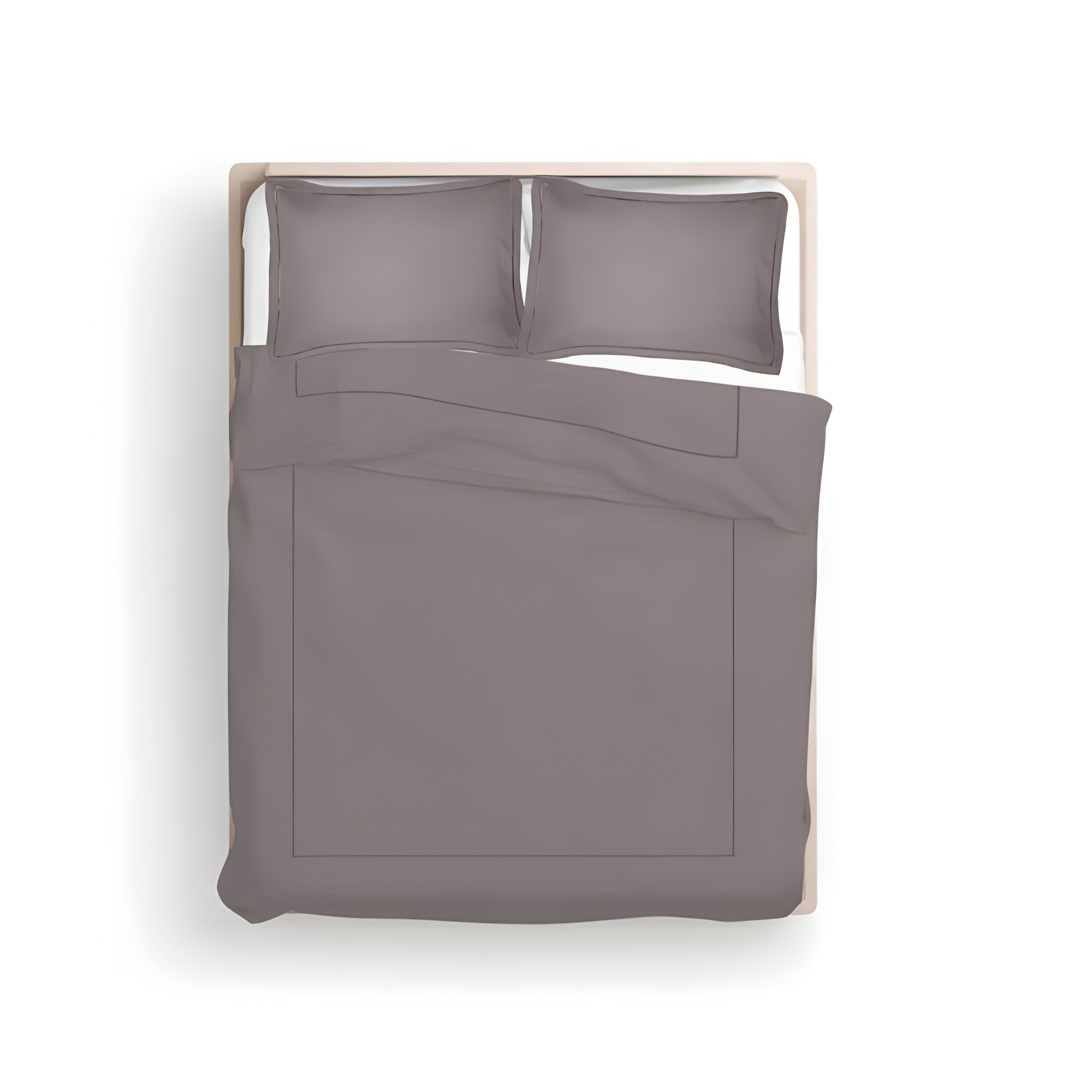 400TC Cotton Luxurious Single Embroidery Sateen Solid Duvet Cover Set