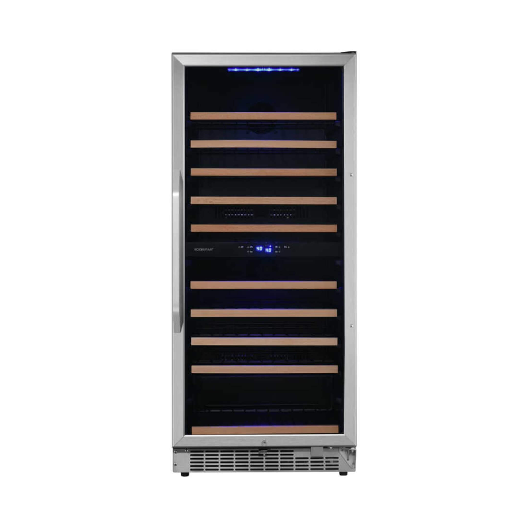 Edgestar Premium 24-Inch 101 Bottle Capacity Built-In Dual Zone Wine Cooler (SAK92835)
