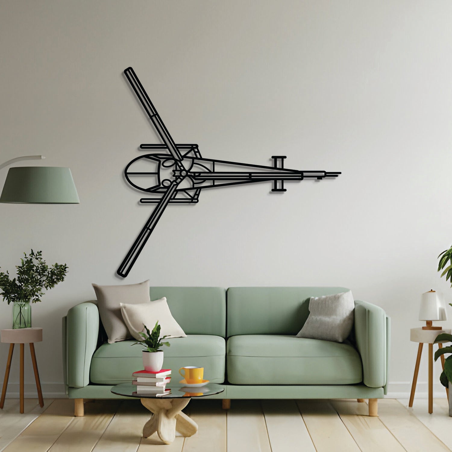 280FX Top Metallflugzeug-Wandkunst - NCP0503