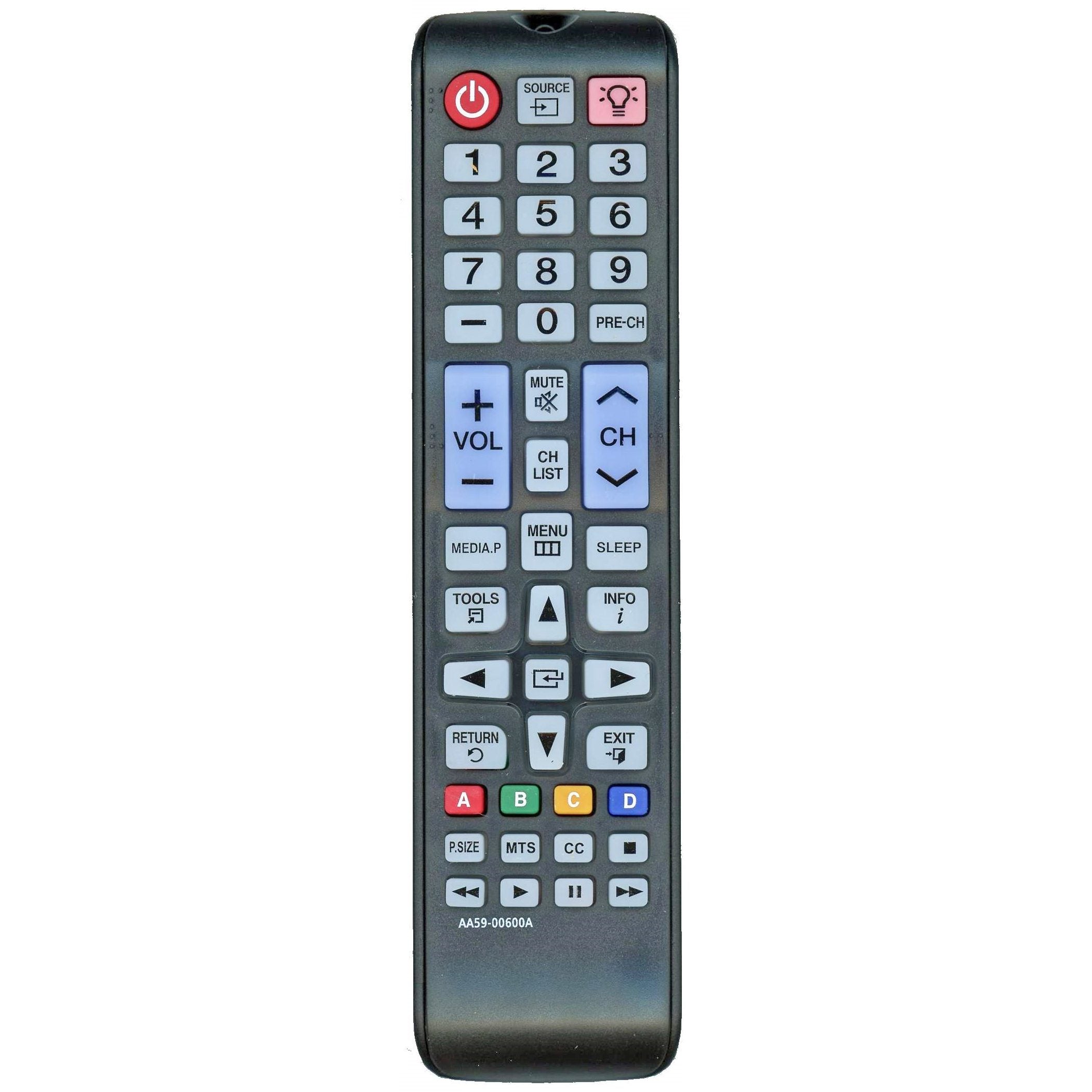Anderic Generic AA59-00600A For Samsung Smart TV Remote Control | IR | Backlight - AA5900600A-GEN