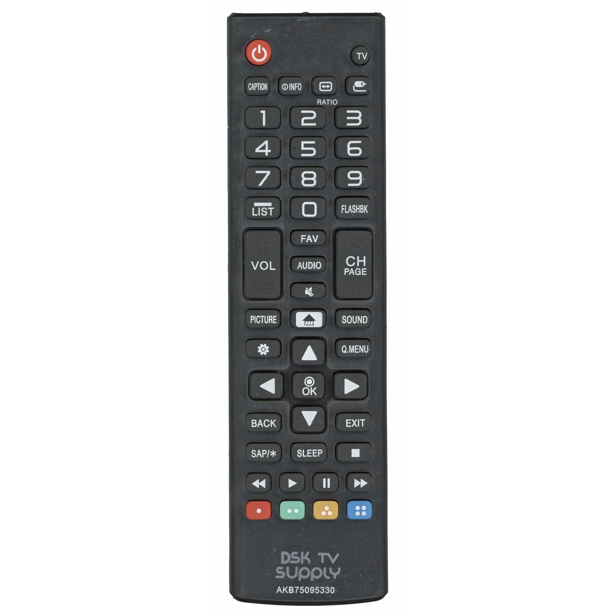 Anderic Generische AKB75095330 Für LG TV-Fernbedienung