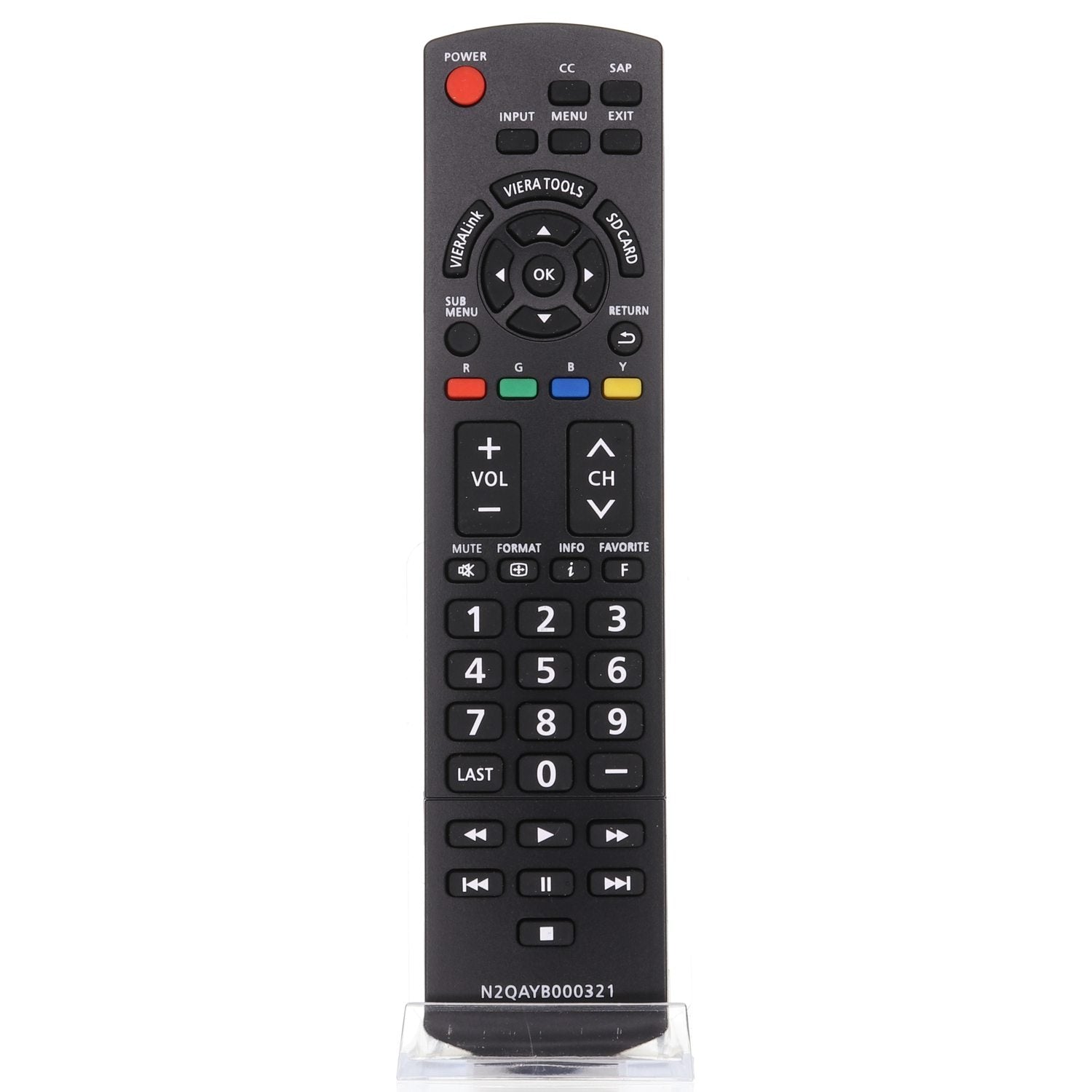 Anderic Generic N2QAYB000321 for Panasonic TV Remote Control