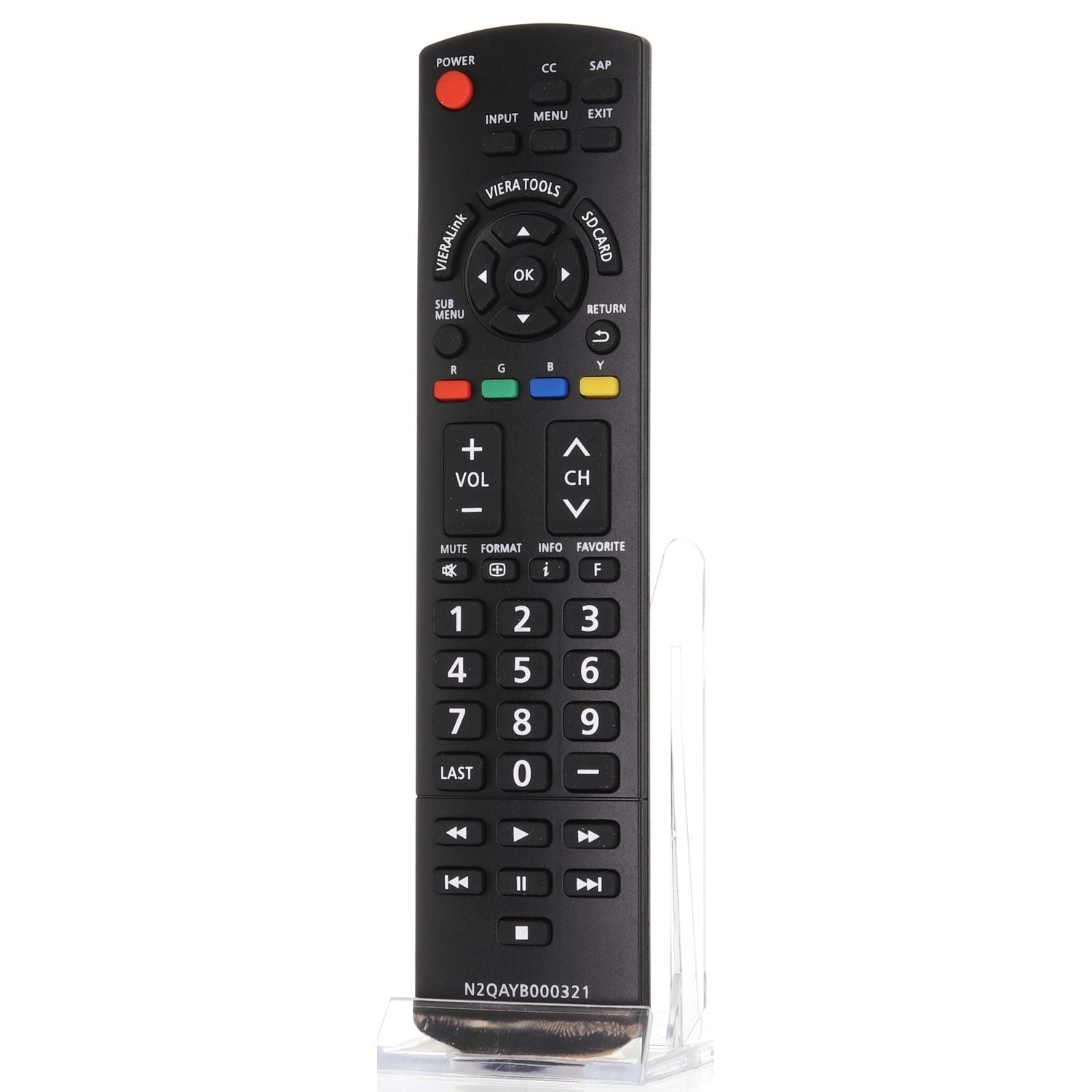 Anderic Generic N2QAYB000321 for Panasonic TV Remote Control