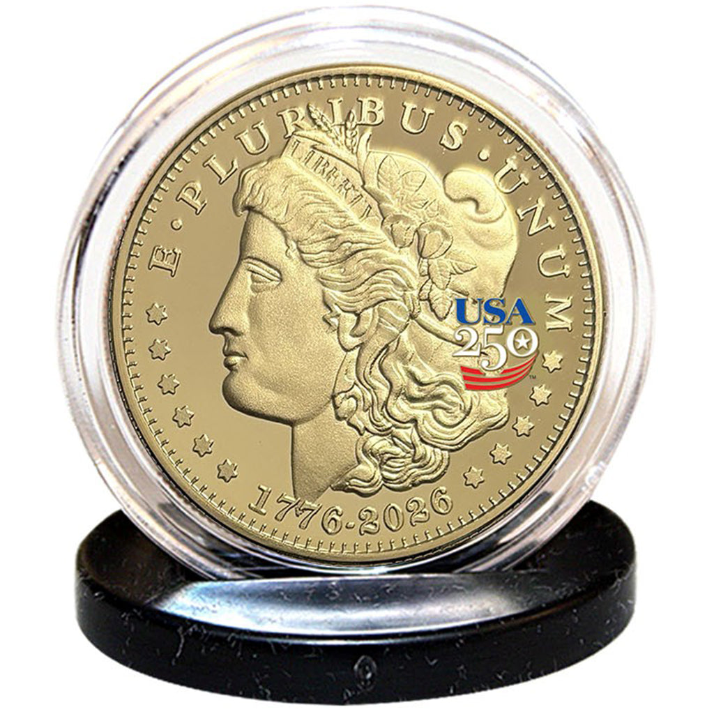Amerikas 250. Jubiläum Morgan Dollar Gold Proof Münze