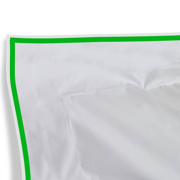 400TC Embroidery Cotton Sateen Solid Duvet Cover Set