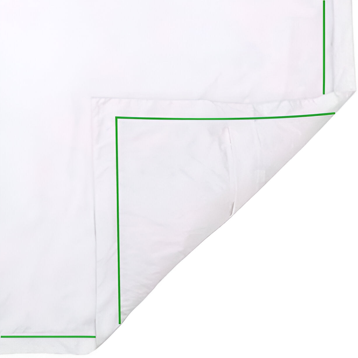 400TC Cotton Single Edge Embroidery Sateen Solid Duvet Cover Set