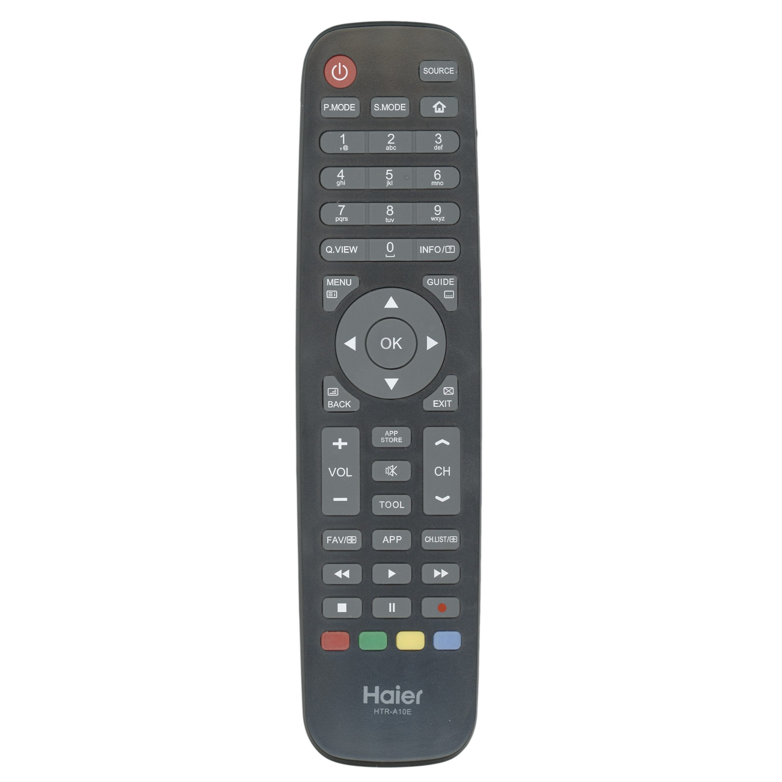 Haier HTRA10E TV Remote Control | LE32K6500AG, LE40K6500AG, LE65K6500UB
