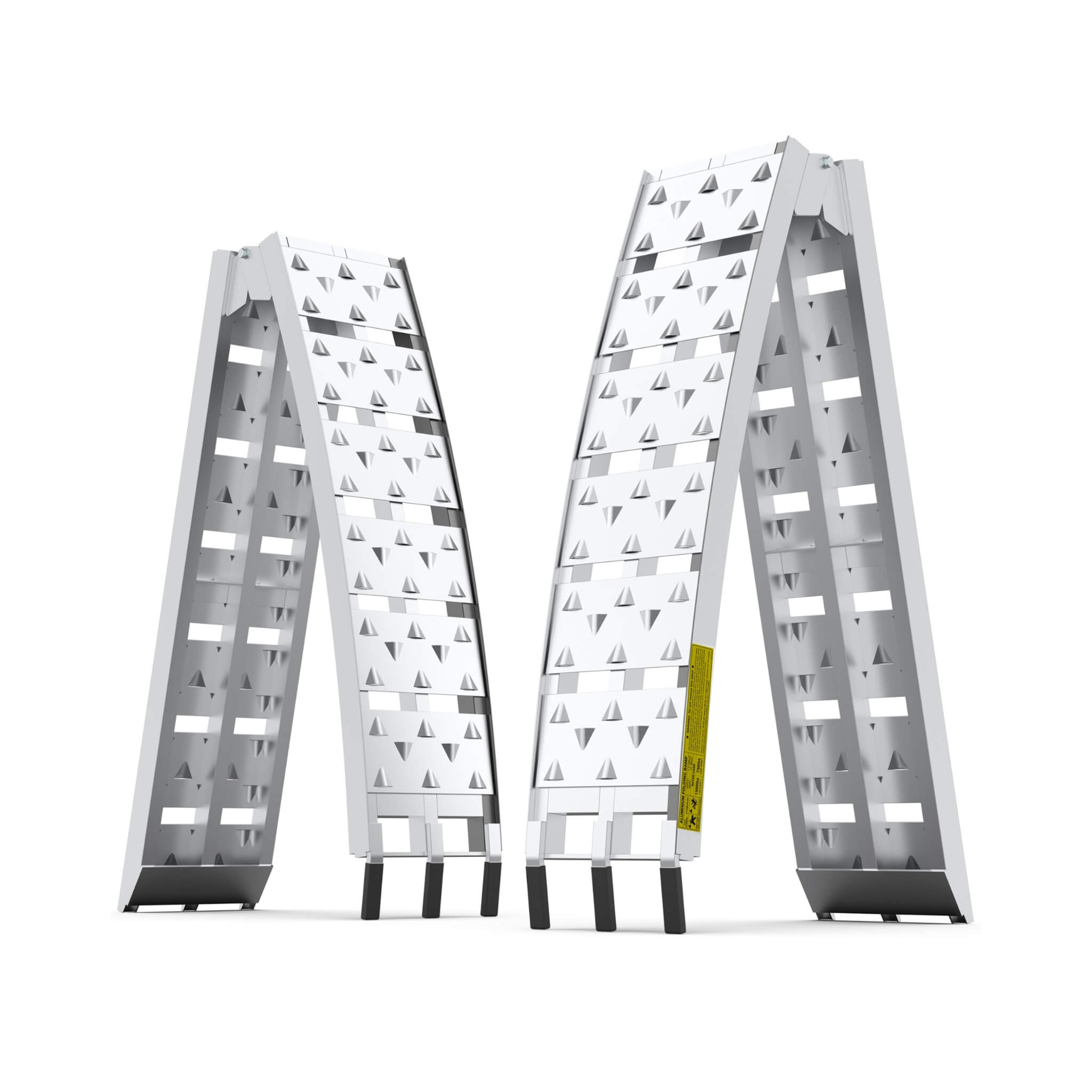 Heavy-Duty 1500LB 7.5FT Folding Aluminum Loading Ramps Set (SAK30158)