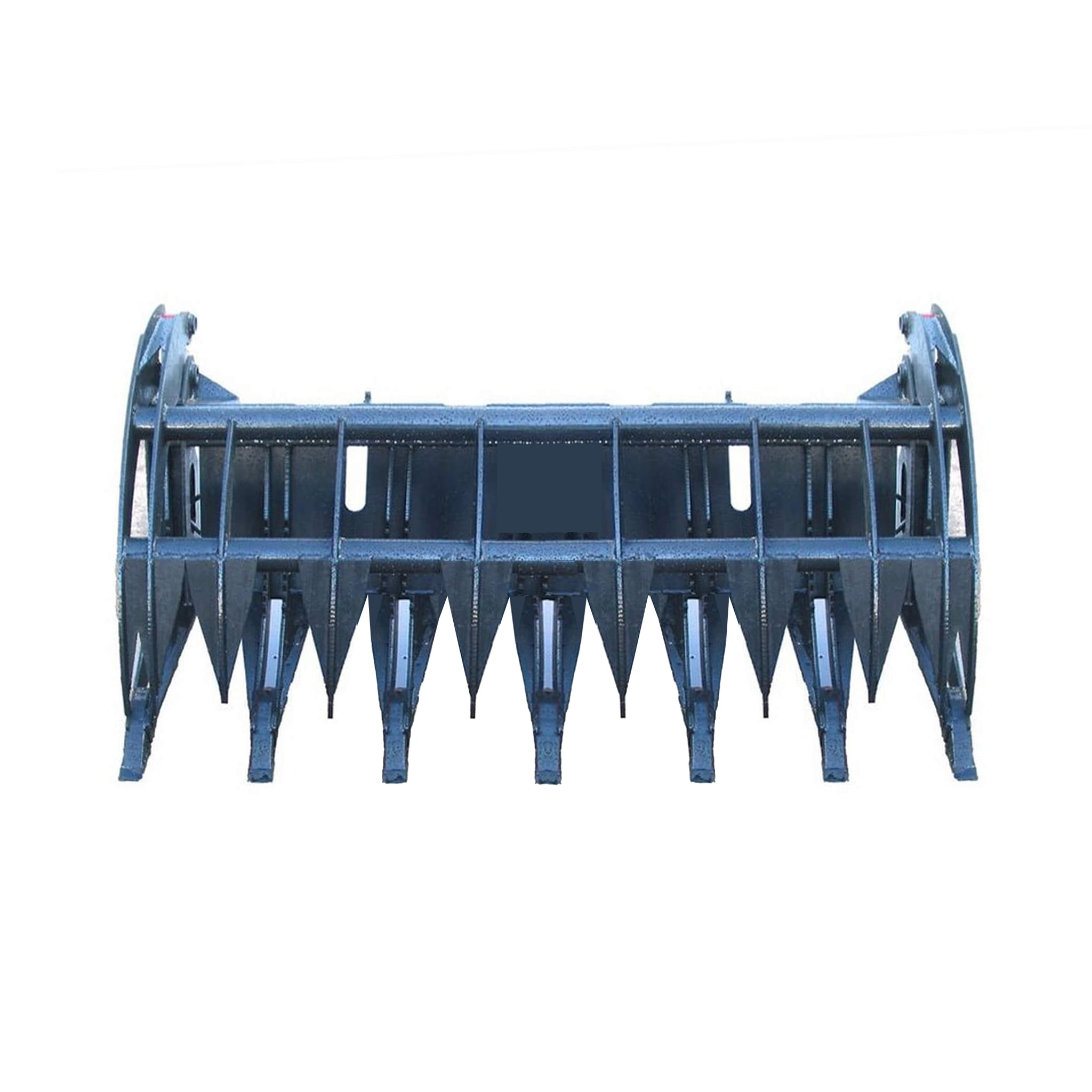 Heavy-Duty 74-Inch Root Rake Grapple Skid Steer Attachment With Teeth (SAK98230)