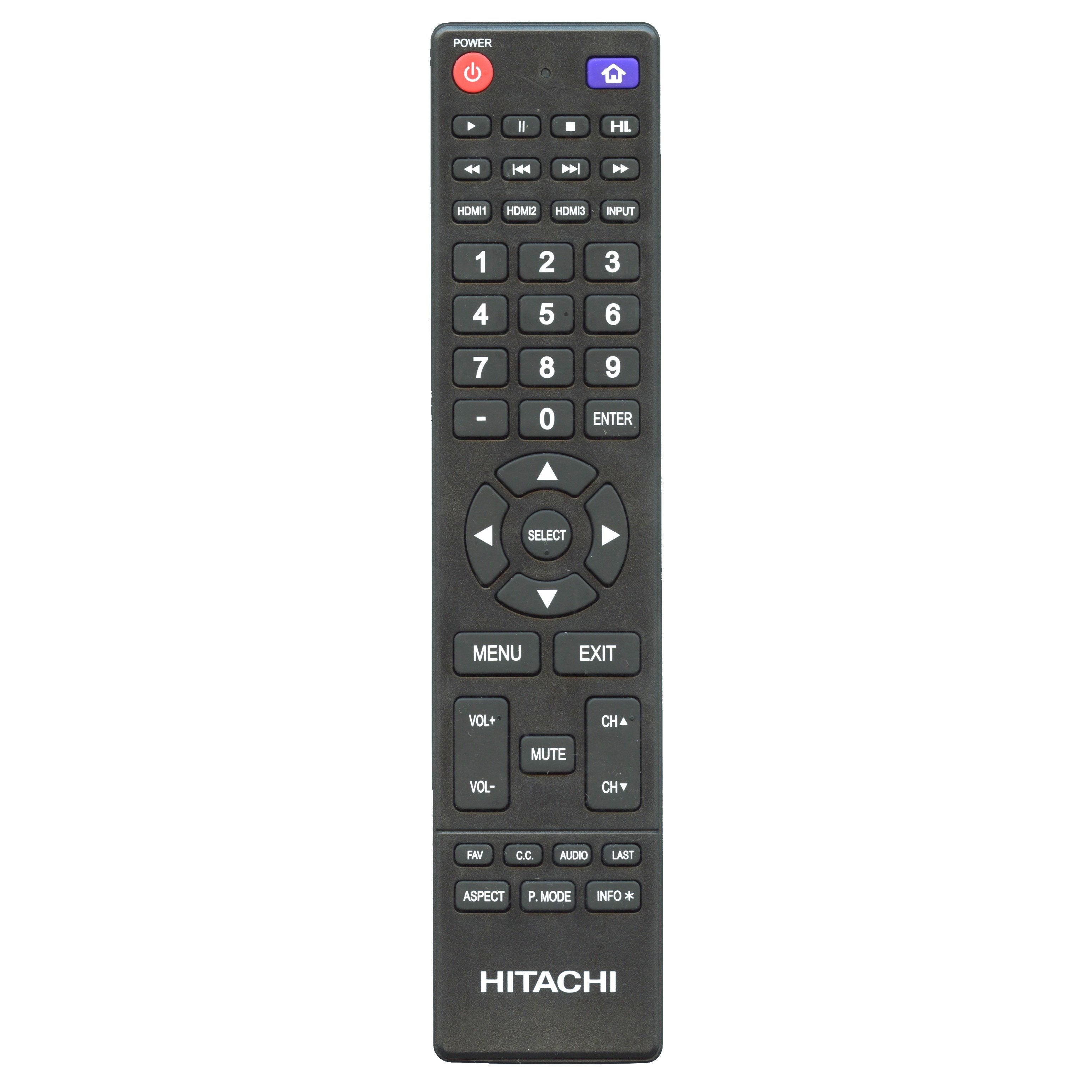 Hitachi 850125633 TV Remote Control