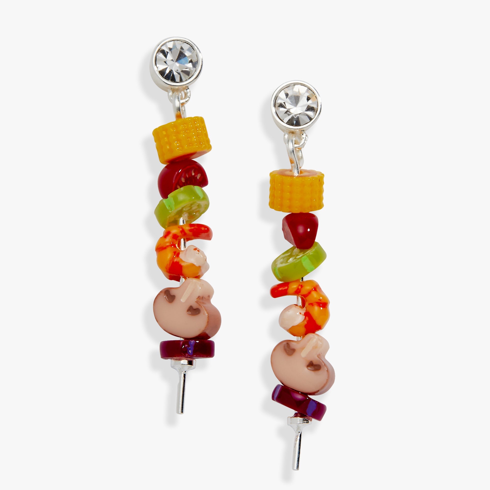 Hot Grill Summer Skewer Drop Earrings