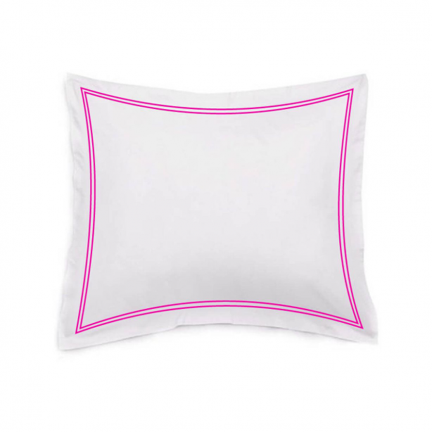 400TC Cotton Double Edge Embroidery Sateen Solid Duvet Cover Set