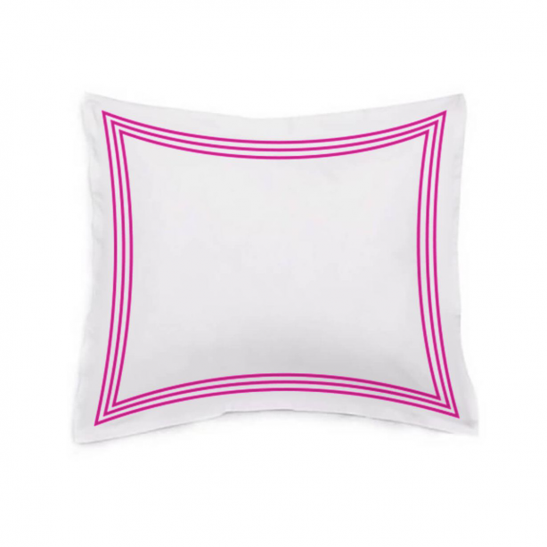 400TC Cotton Triple Edge Embroidery Sateen Solid Duvet Cover Set