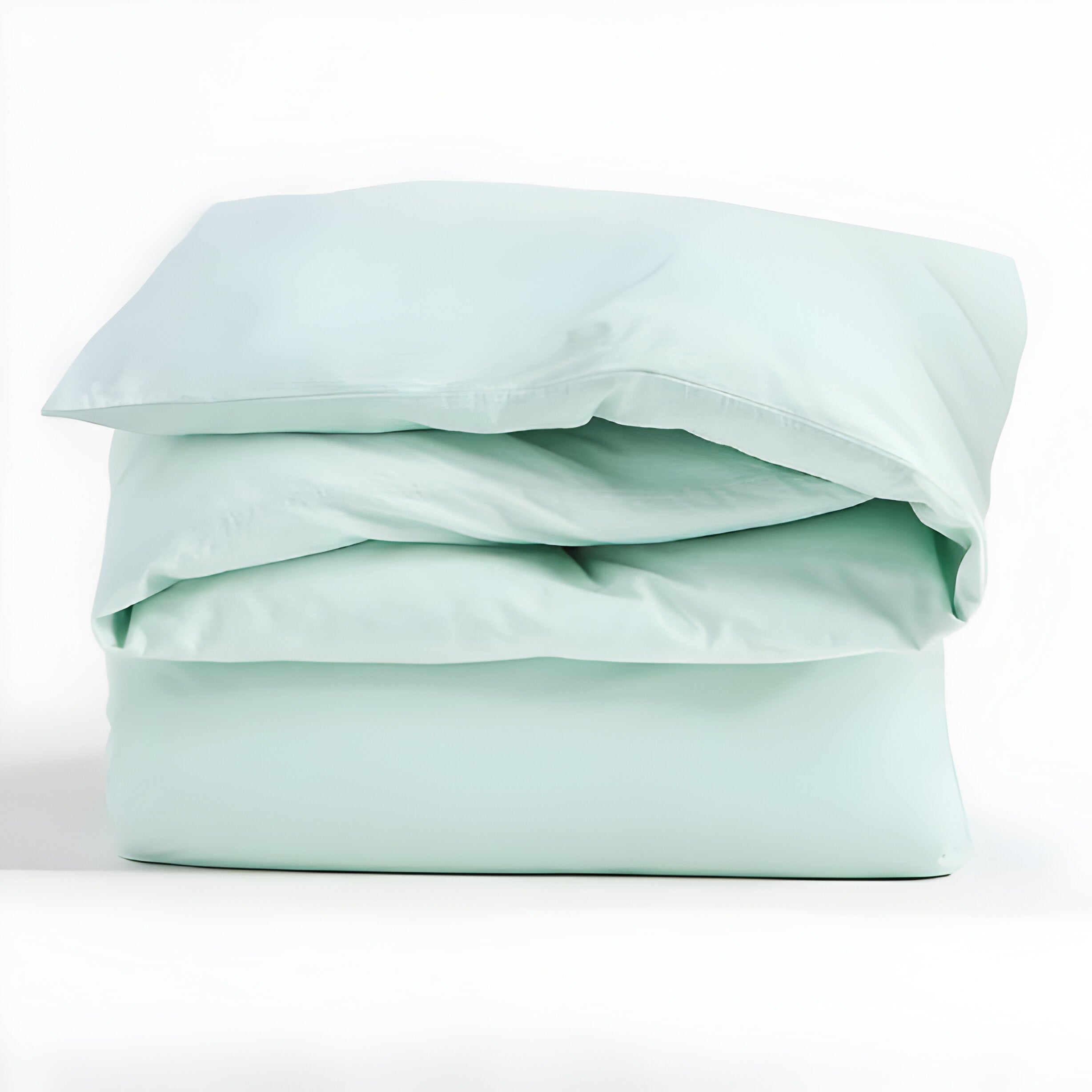 200TC Cotton Percale Solid Duvet Cover Set