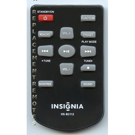 Insignia NSB3112 Audio-Fernbedienung