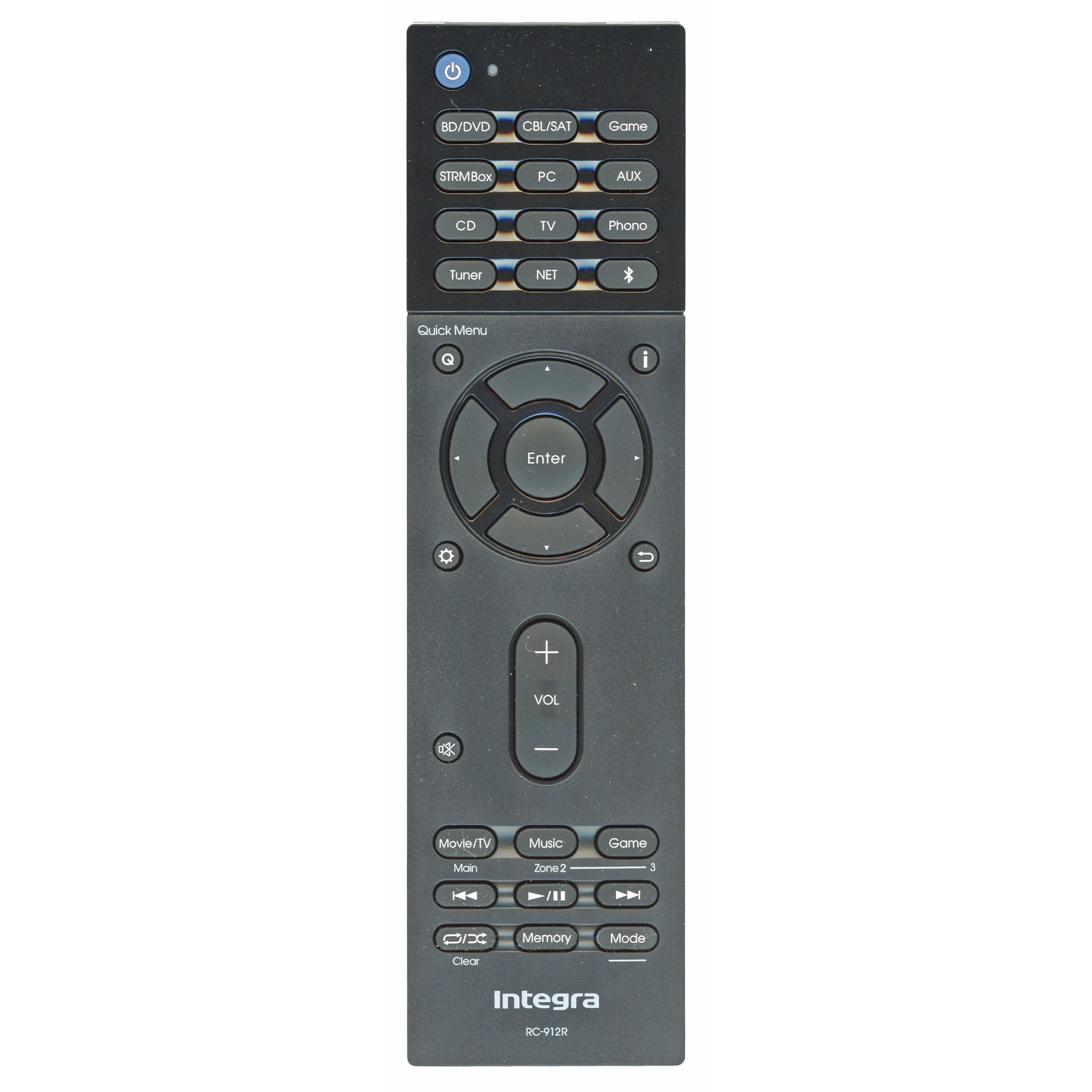 Integra RC912R Receiver Remote Control - 24140912 DRX 3.1, DRX31