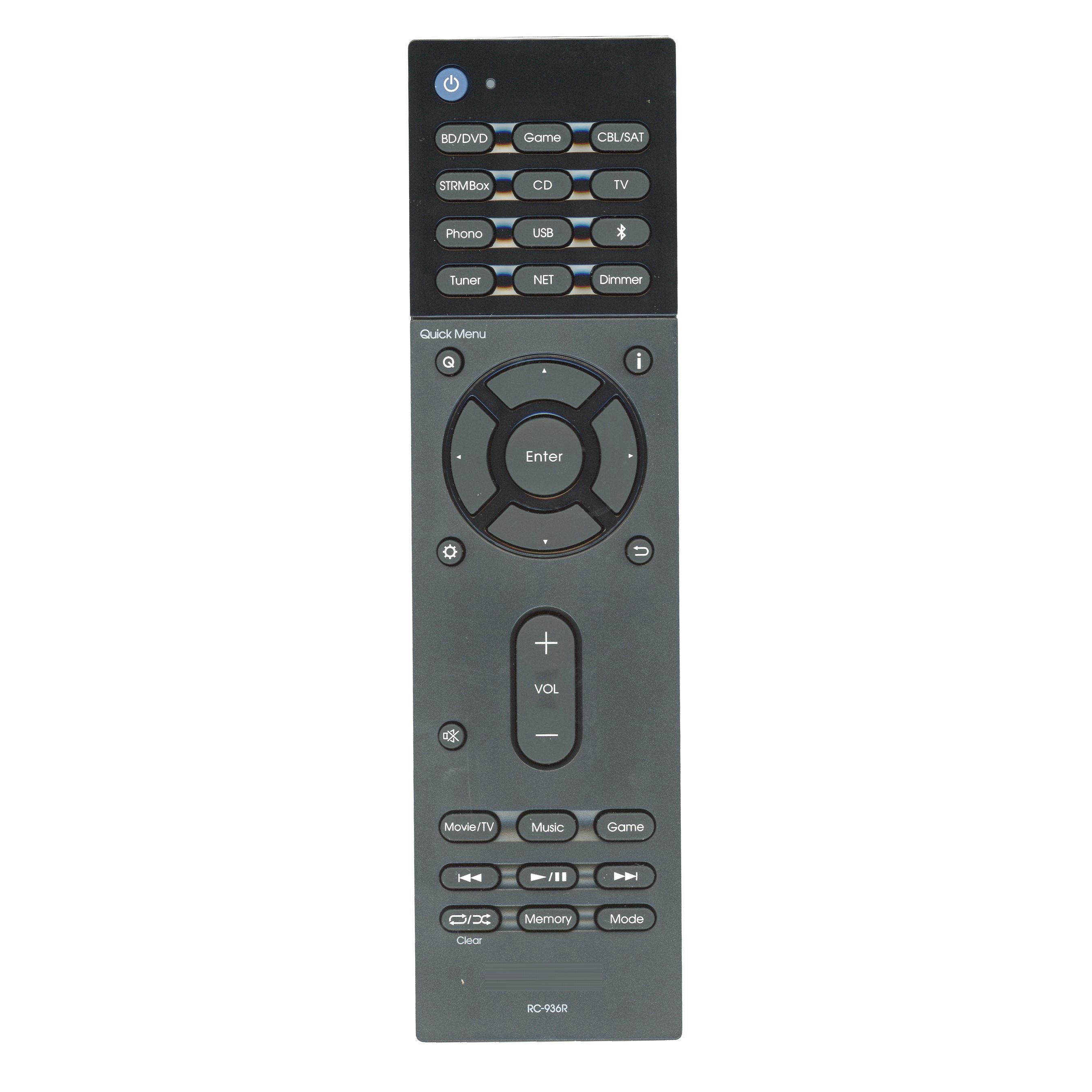 Integra RC936R A/V Receiver Remote Control – 24140936
