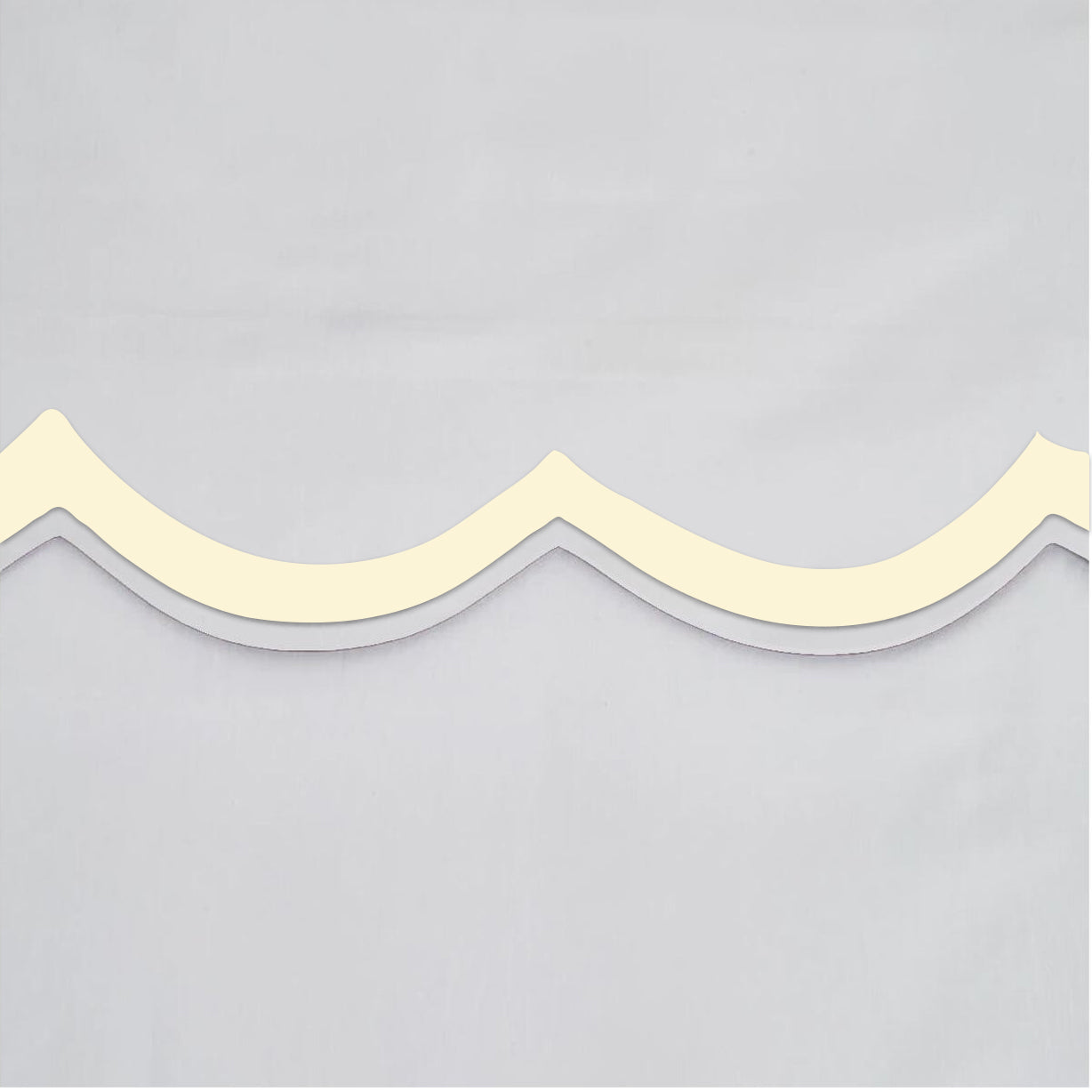 400TC Applique Scalloped Embroidery Cotton Duvet Cover Set