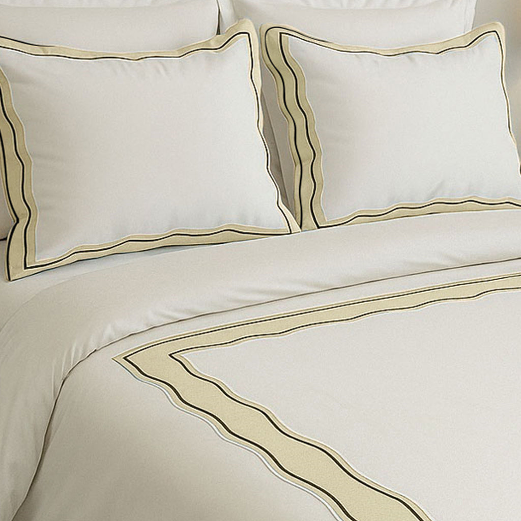 Sagrisa Applique Embroidery Cotton Duvet Cover Set