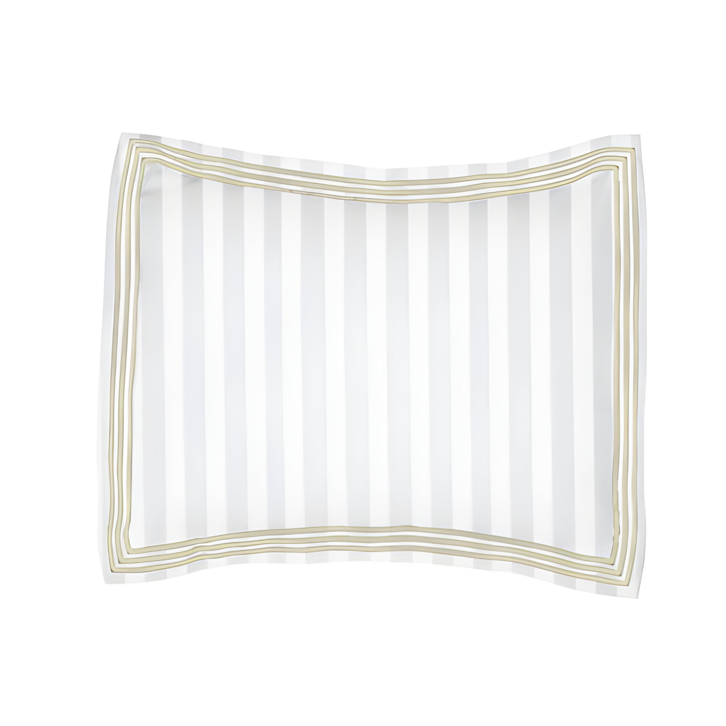 400TC Cotton Sateen Triple Edge Embroidery Stripe Duvet Cover Set