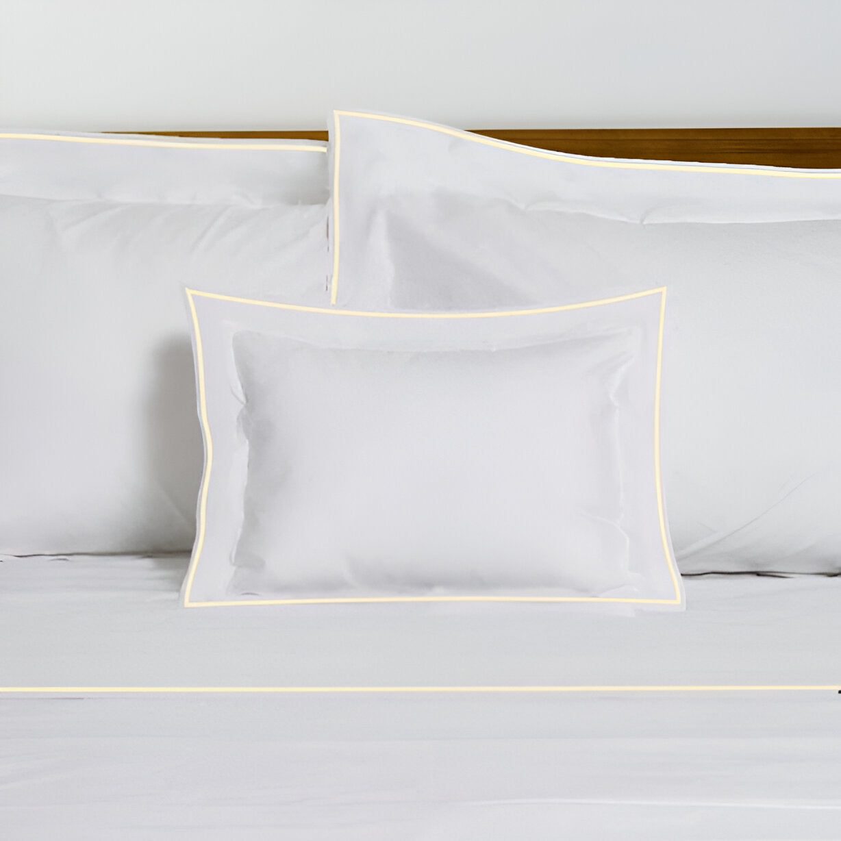 400TC Embroidery Cotton Sateen Solid Duvet Cover Set